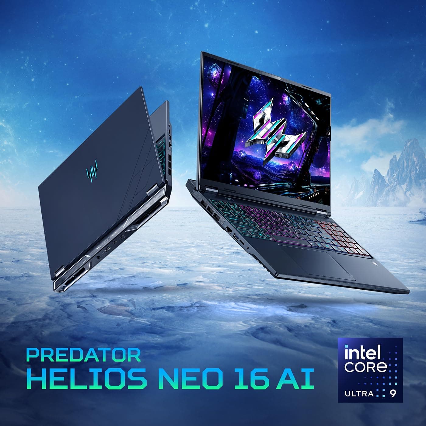 Acer Predator Helios Neo 40.6 cm WQXGA 240Hz AI Gaming Laptop Intel Core Ultra 9 275HX 16GB RAM 1TB SSD NVIDIA GeForce RTX 5070Ti Graphics Abyssal Black Bild 4