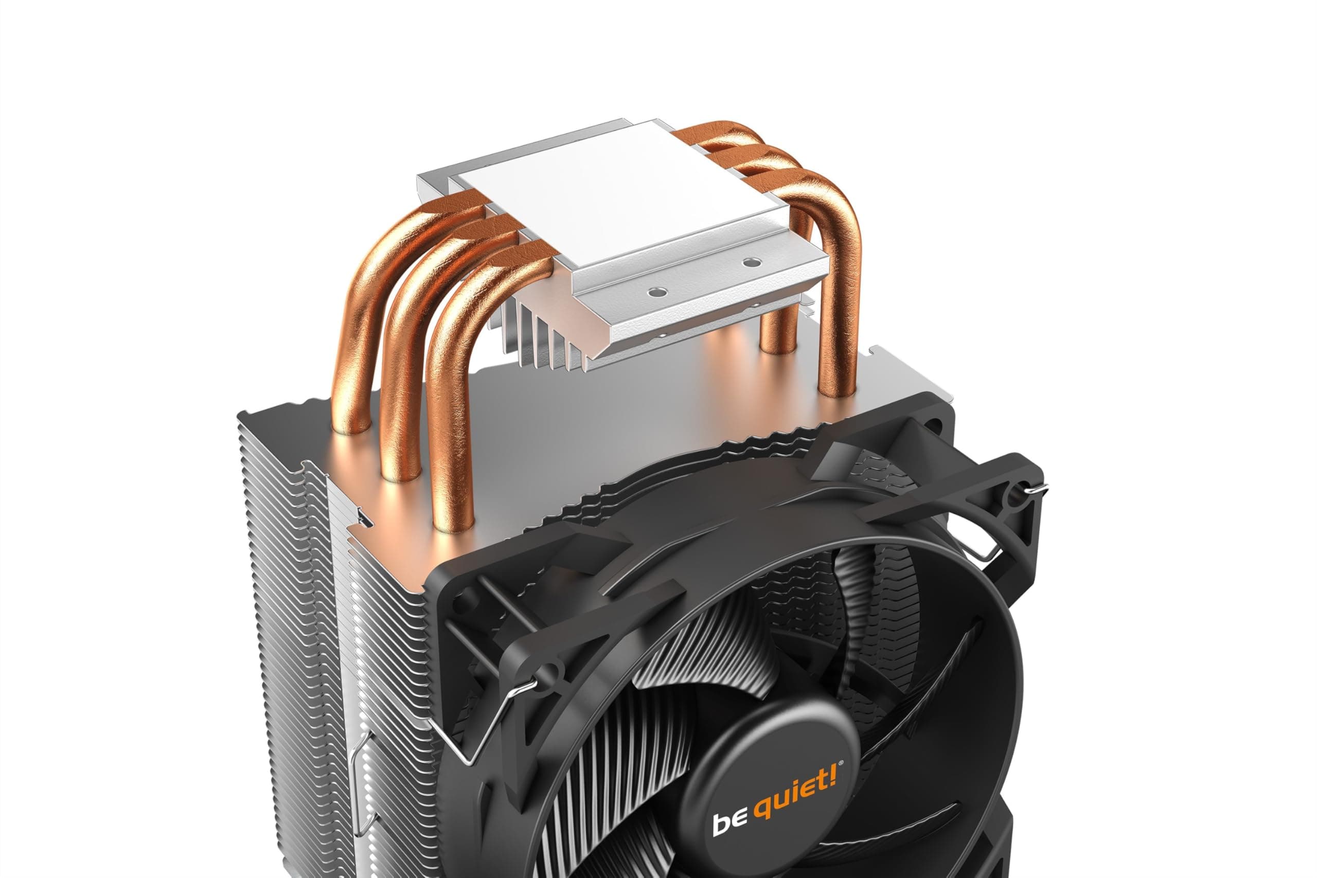 be quiet! Pure Rock Slim 2, CPU Kühler, 130W TDP, Pure Wings 2 92mm PWM Lüfter, 3 Heatpipes, asymmetrisches Design, Slim Tower Bild 7