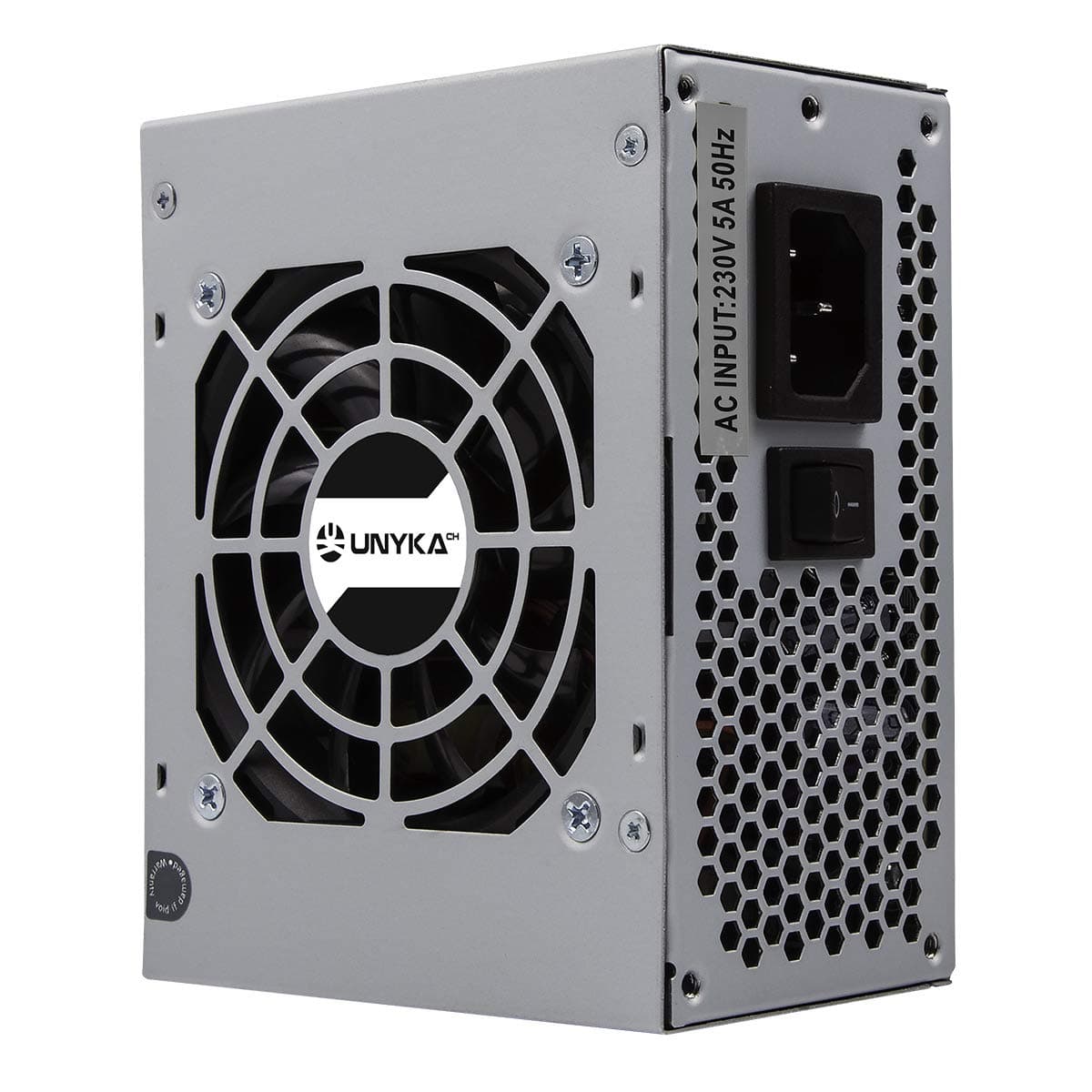 UNYKAch SFX 450W Micro ATX Netzteil mit 80mm Lüfter Ultra Leise Bild 3