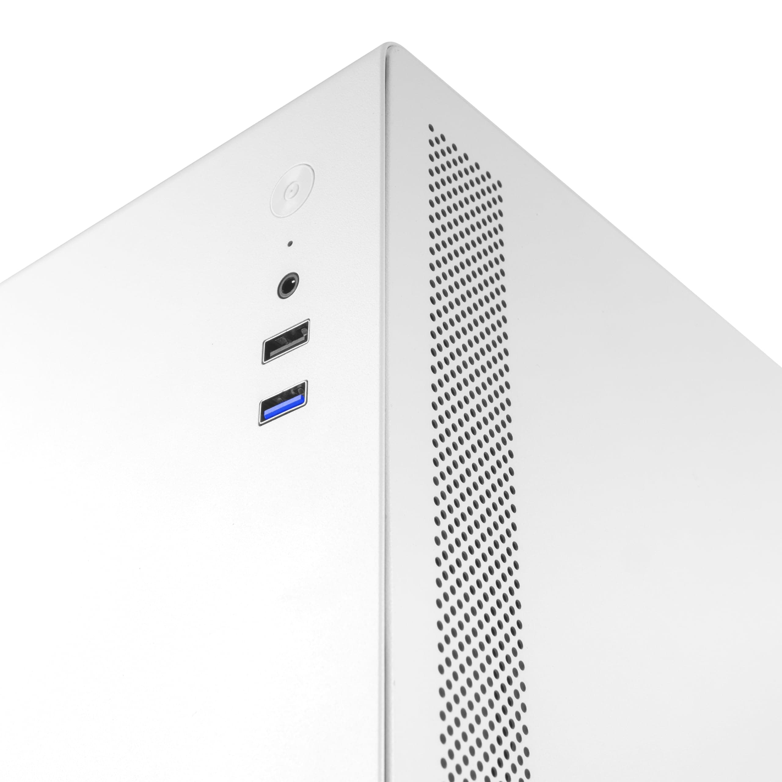 Mars Gaming Tacens NOVAX, Ultra-kompaktes Micro-ATX PC-Gehäuse, Ultra-Robustes Ganzmetall-Design, 1x 80mm Lüfter Hinten, Mini-Tower-Gehäuse mit Großer Interner Kapazität, Weiß 2NOVAXW Bild 7