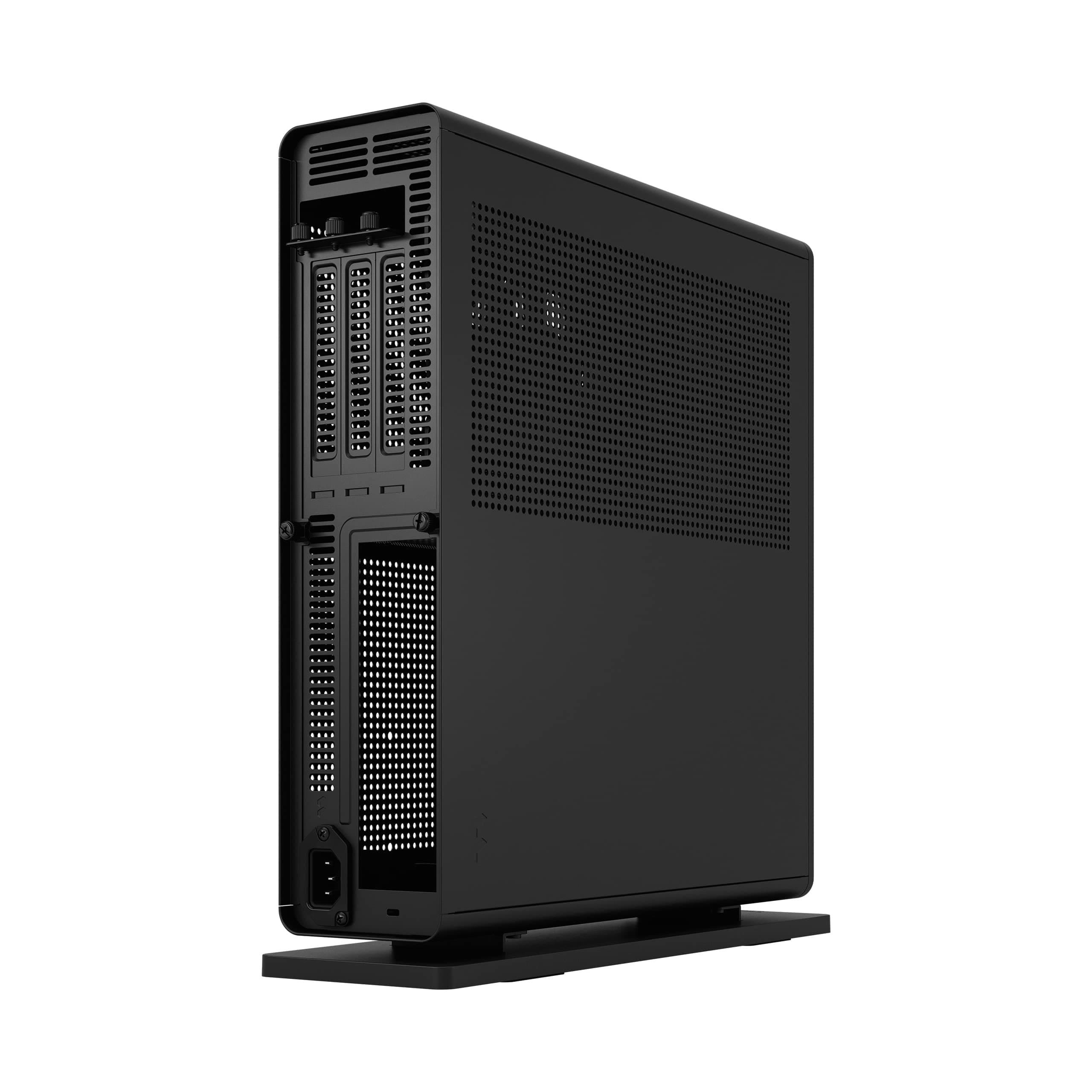 Fractal Design Ridge Black Mini-ITX Gehäuse - PCIe 4.0 Riser Karte - 2X 140mm PWM Lüfter - USB Typ-C - Kompaktes Gaming PC Gehäuse Bild 3