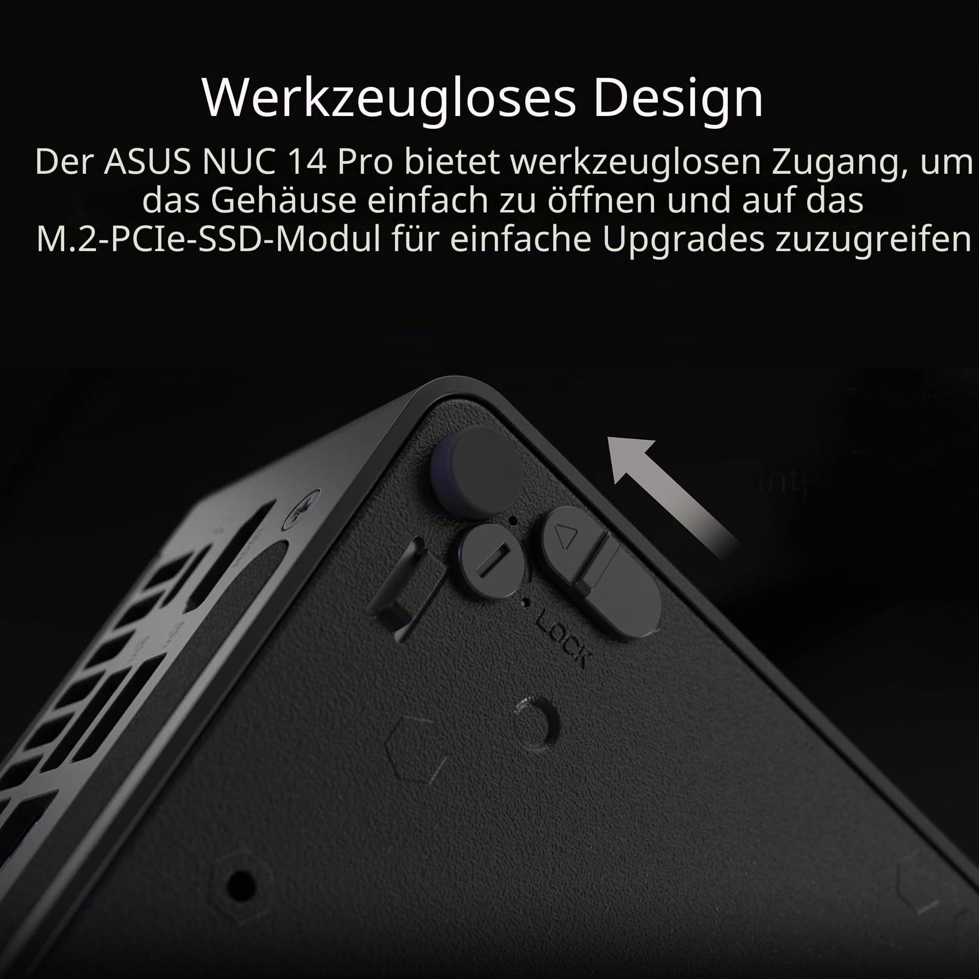 ASUS NUC 14 Pro Barebone Desktop-PC (Intel Core Ultra 5 125H, Intel ARC Graphics, kein Speicher, kein Speicher, kein Betriebssystem, kein Stromkabel enthalten) Bild 5