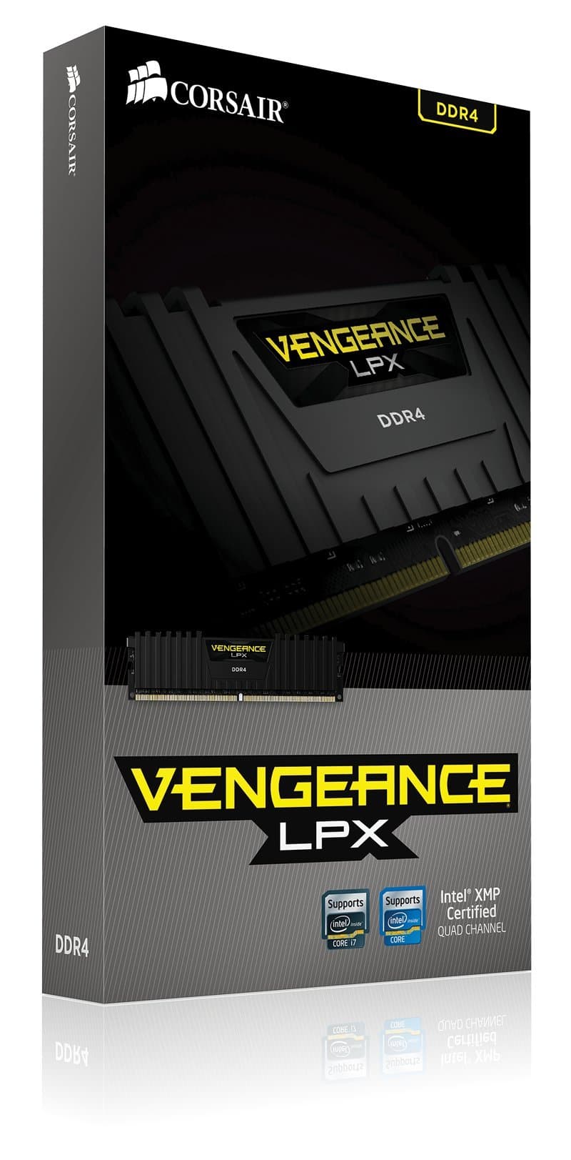 Corsair CMK16GX4M1A2400C14 Vengeance LPX 16GB (1x16GB) DDR4 2400MHz C14 XMP 2.0 High Performance Desktop Arbeitsspeicher, schwarz 2400 MHz 1 x 16 GB Schwarz Bild 7