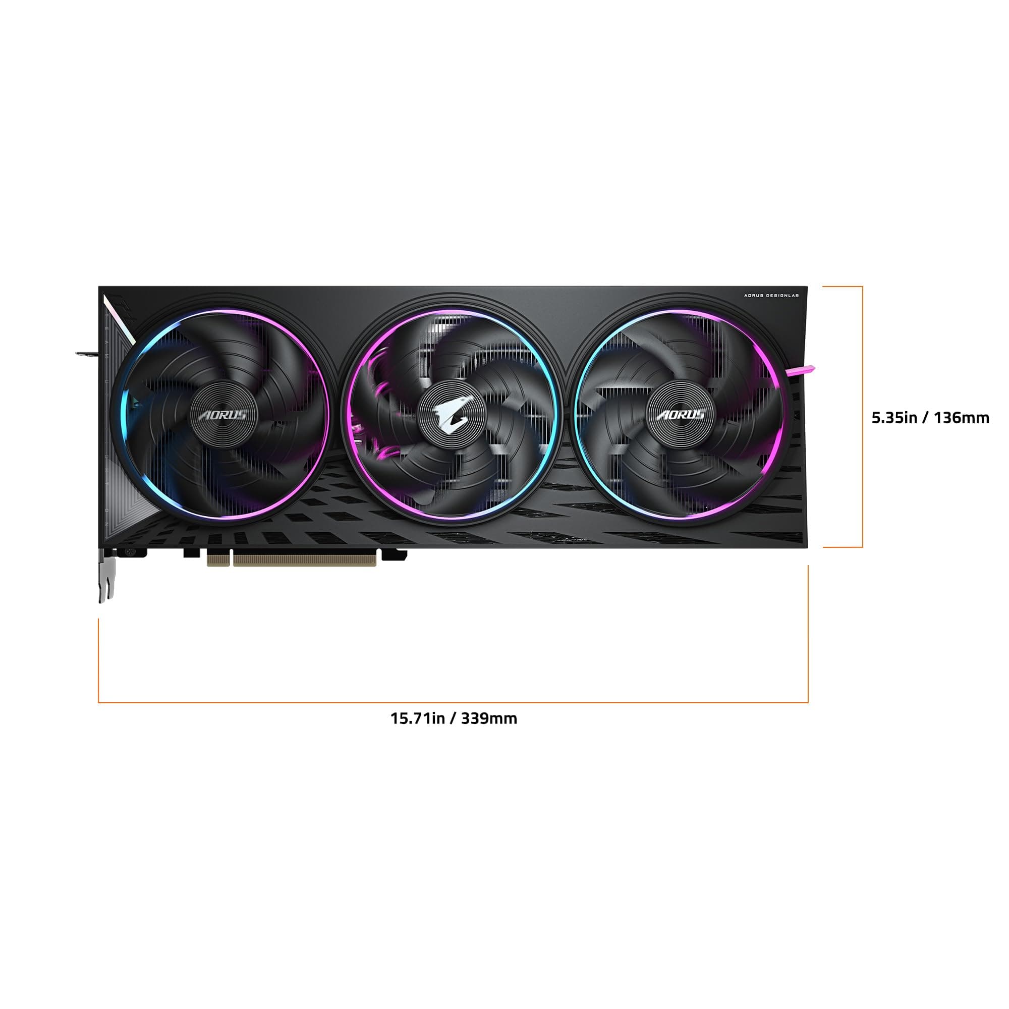 GIGABYTE AORUS Radeon RX 9070 XT Elite 16G Grafikkarte, PCIe 5.0, 16GB GDDR6, GV-R9070XTAORUS E Grafikkarte Bild 7