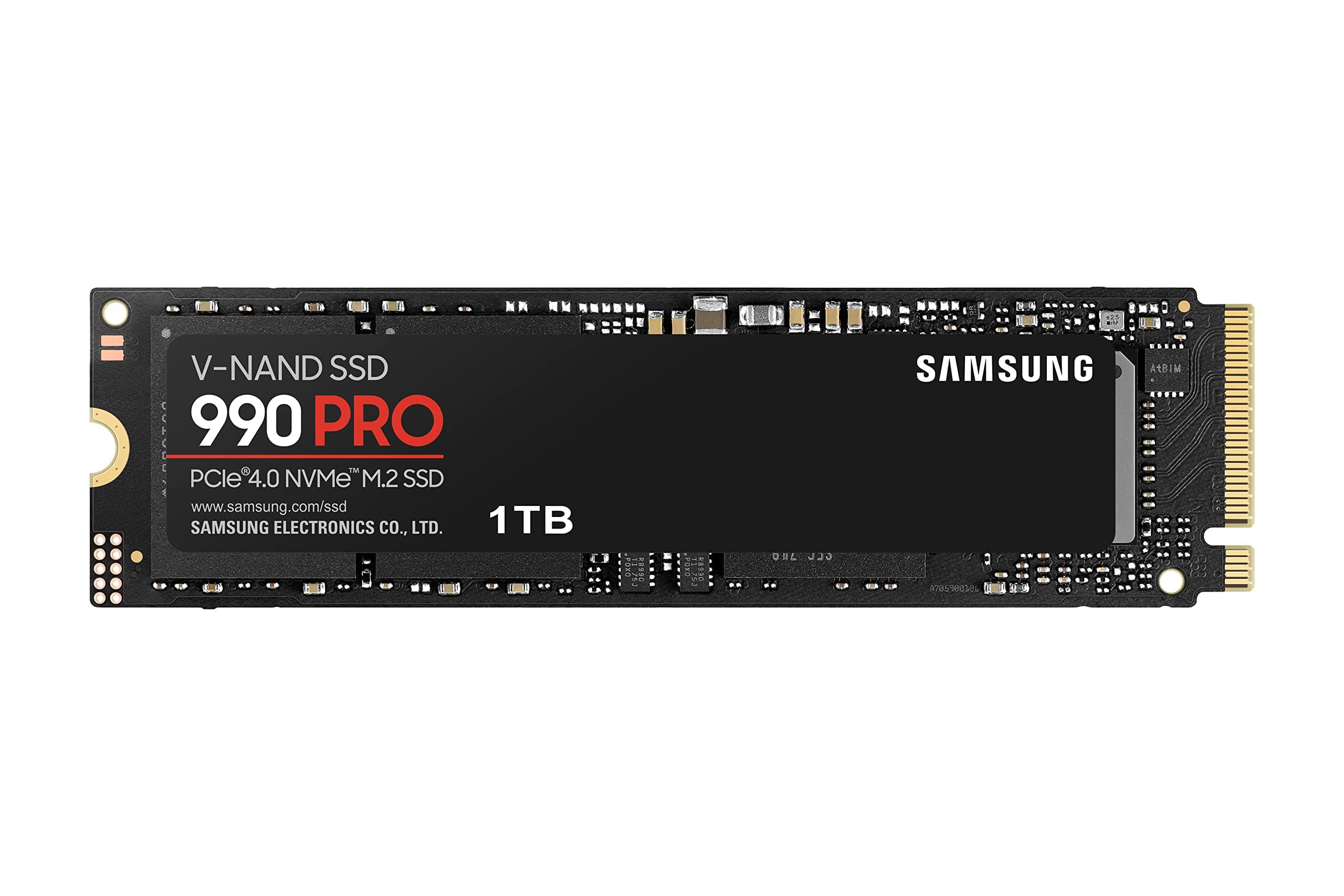 Samsung 990 PRO NVMe M.2 SSD , 1 TB, PCIe 4.0, 7.450 MB/s Lesen, 6.900 MB/s Schreiben, Interne SSD für Gaming und Videobearbeitung, Schwarz, MZ-V9P1T0BW Bild 3