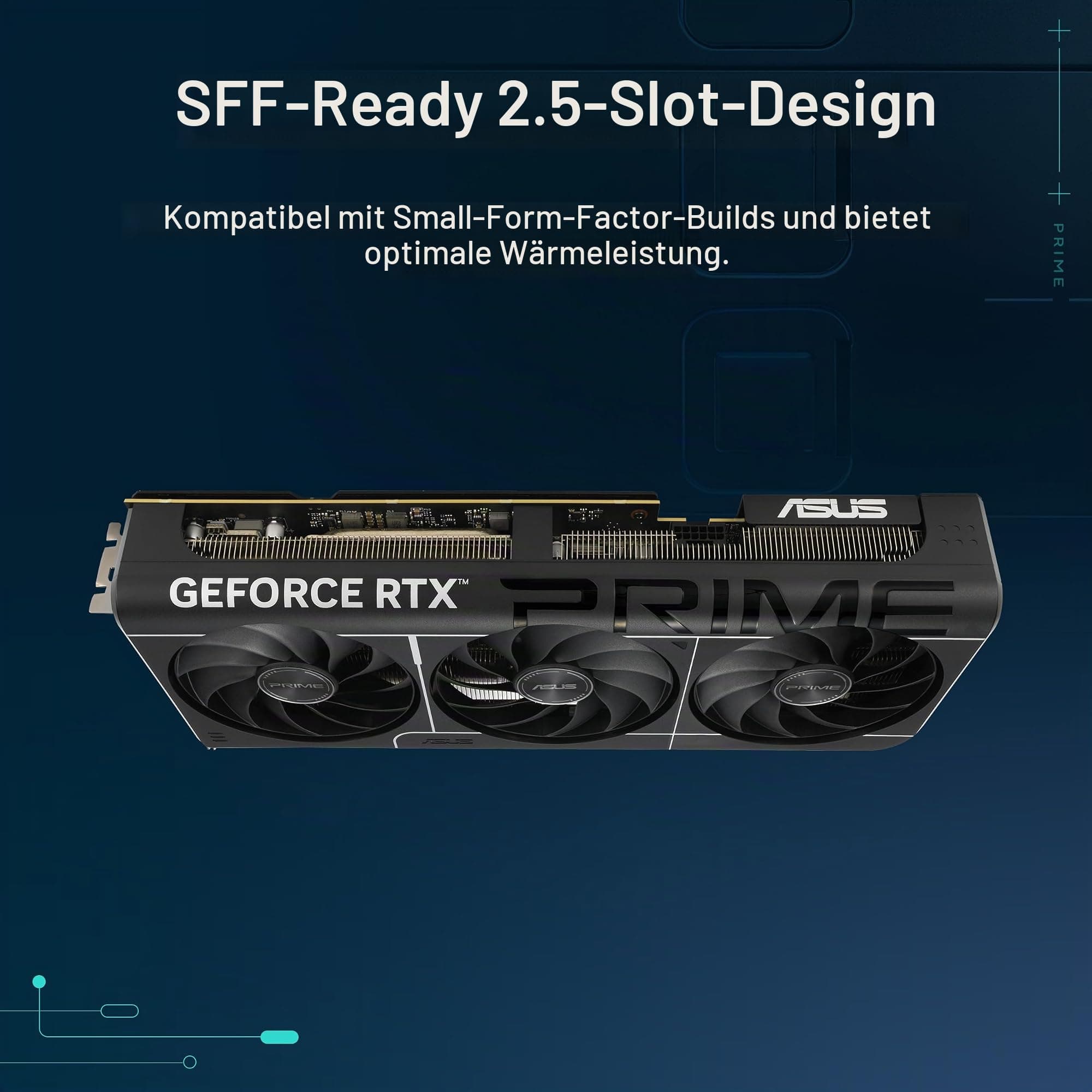 Asus TUF Gaming GeForce RTX ™ 5080 16GB GDDR7 Gaming Grafikkarte (PCIe® 5.0, HDMI®/DP 2.1, 3.6-Slot, Komponenten in Militärqualität, schützende PCB-Beschichtung, Axial-Tech-Lüfter, Dampfkammer) Bild 3