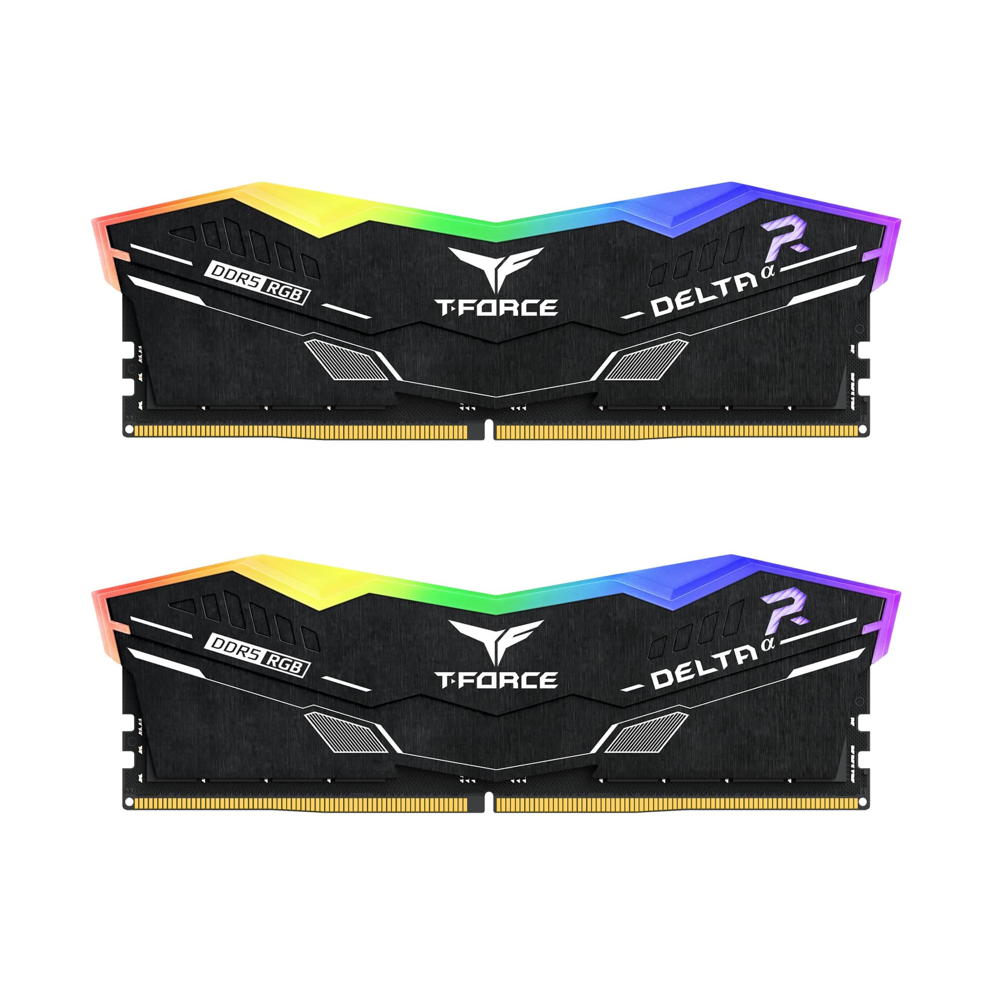 TEAMGROUP T-Force Delta Alpha RGB DDR5 Ram 64GB Kit (2x32GB) 6000MHz (PC5-48000) CL38 Intel XMP 3.0 & AMD Expo kompatibles Desktop-Speichermodul RAM Schwarz FF7D564G6000HC38JDC01 Bild 2