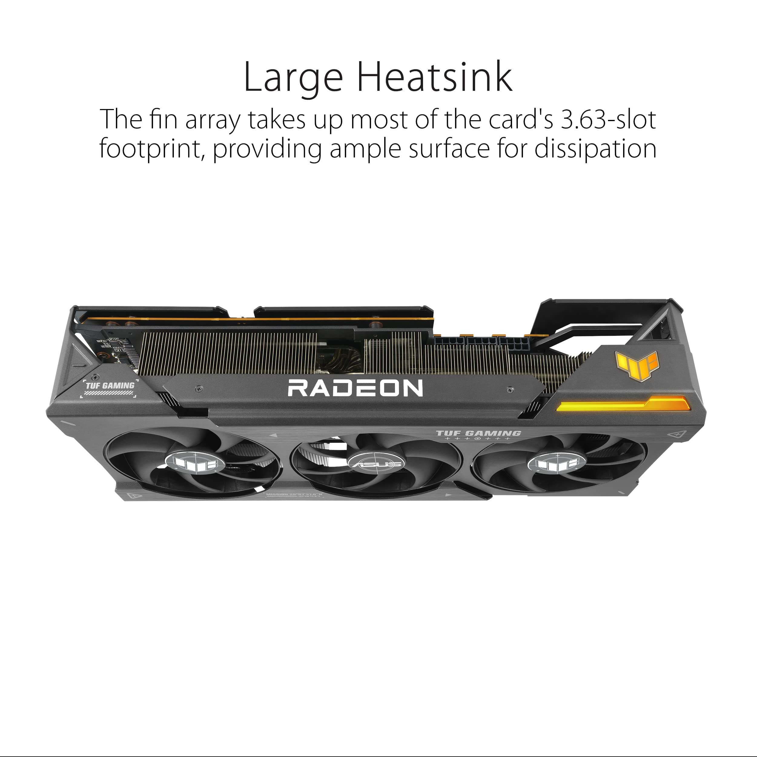 ASUS TUF Gaming AMD Radeon RX 7900 XT OC Edition Gaming Grafikkarte (PCIe 4.0, 20GB GDDR6 Speicher, 1x HDMI 2.1, 3X DisplayPort 2.1, GPU Tweak III, TUF-RX7900XT-O20G-GAMING) Bild 7