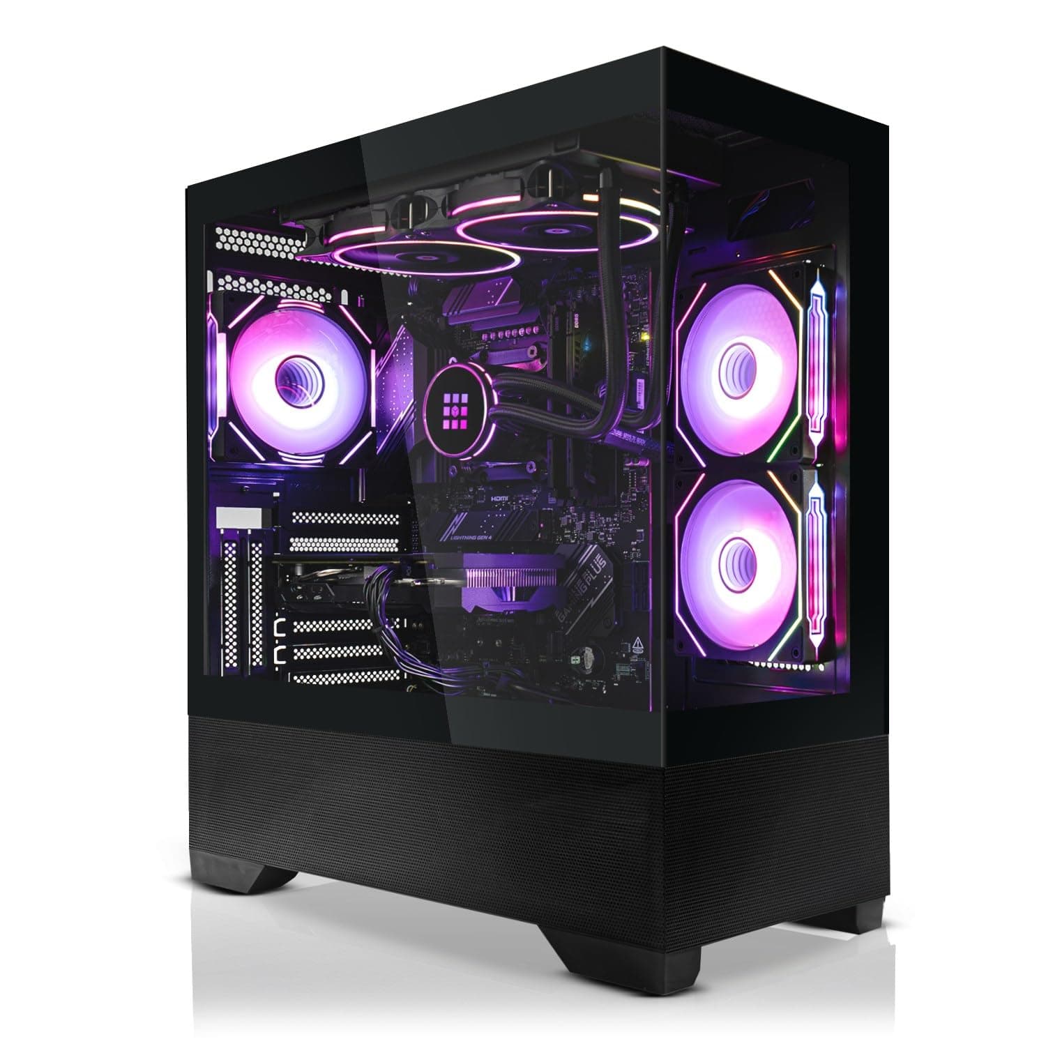 SYSTEMTREFF High-End Gaming PC Intel Core Ultra 7 265KF 8x5.5GHz | MSI Board | 32GB DDR5 | 1TB M.2 NVMe | AMD Radeon RX 9070 16GB DX12 | Windows 11