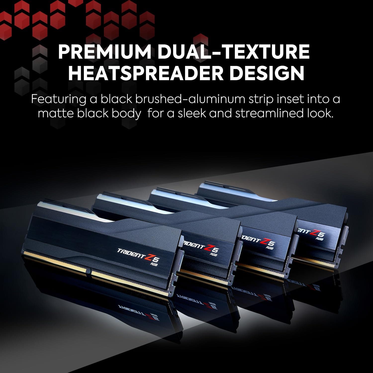 G.Skill Trident Z5 RGB Series (Intel XMP) 32GB (2X 16GB) 288-pin SDRAM DDR5 7200 CL34-45-45-115 1,40V Dual Channel Desktop Memory F5-7200J3445G16GX2-TZ5R. K (Matt B) Lack Bild 7