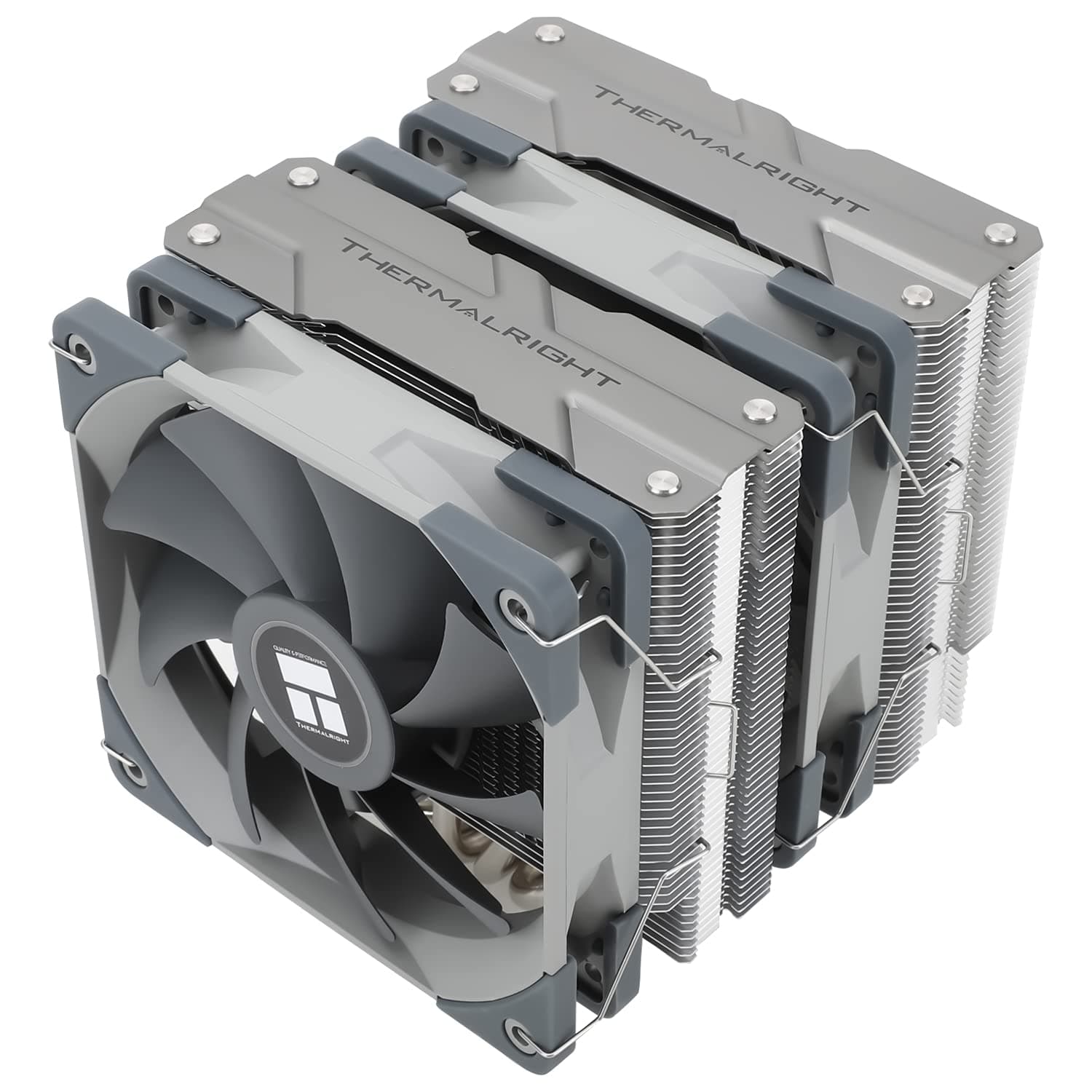 Thermalright Peerless Assassin 120 CPU-Luftkühler, 6 Heatpipes CPU-Kühler, zwei 120mm TL-C12-PWM-Lüfter, Aluminium-Kühlkörperabdeckung, AGHP, für AMD AM4/ AM5/Intel LGA18511700/1150/1151/1200/2011 PA120