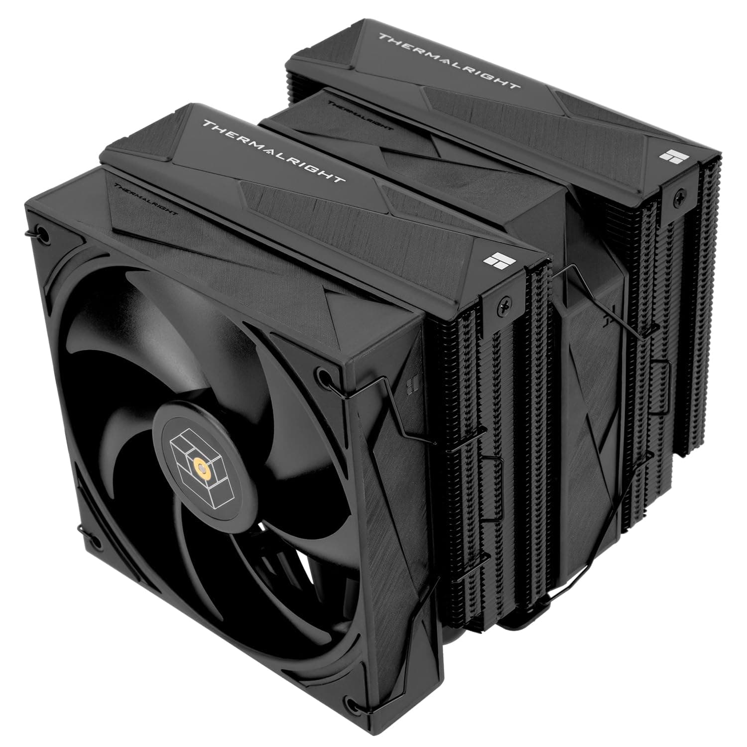 TR Royal Pretor 130 CPU-Luftkühler Schwarz, Dual Computer Tower, CPU Kühler 6 Heatpipes, Dual PWM Lüfter, AM4/AM5/Intel lga1851/1700/1150/1551/2011 RP130 BLACK