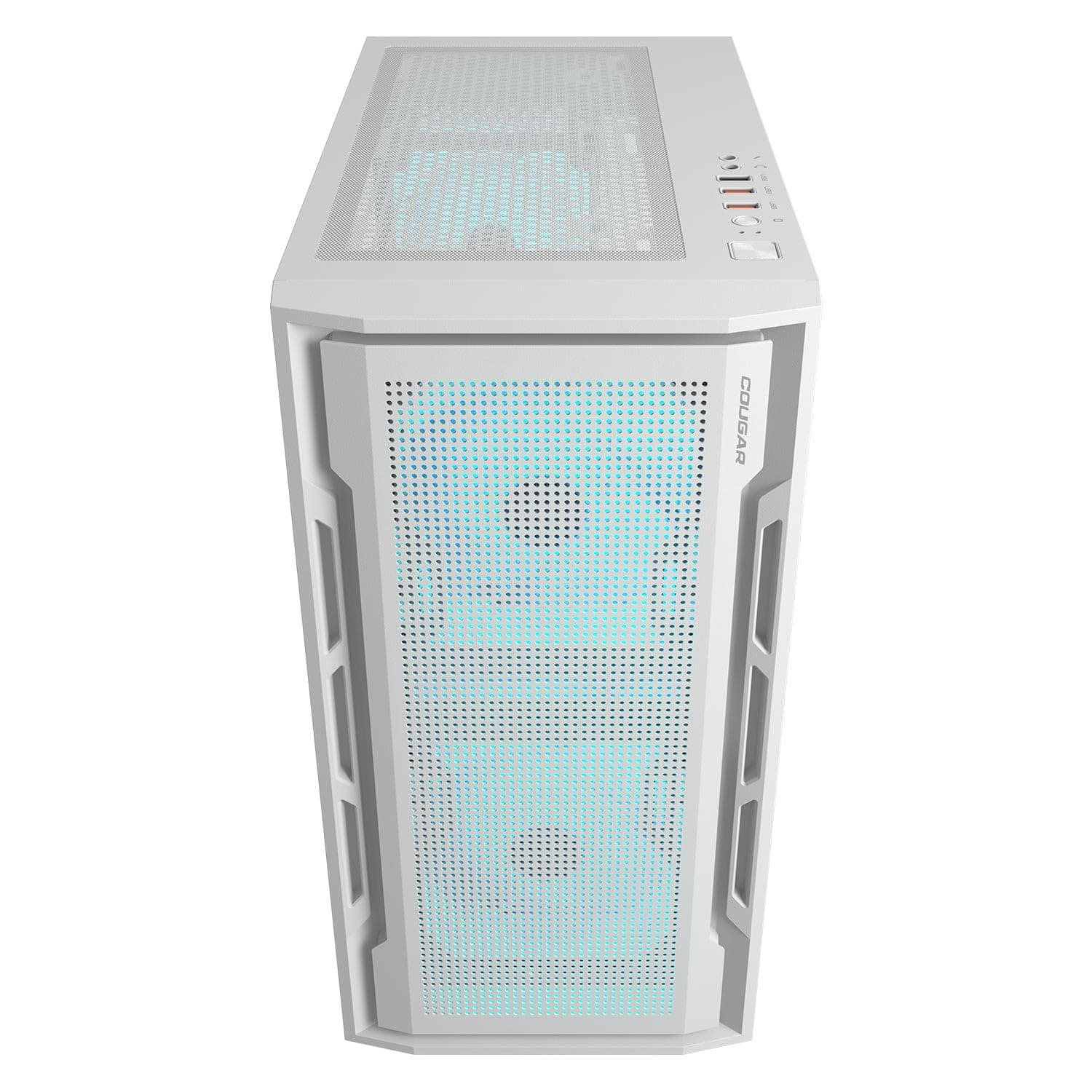 COUGAR Uniface Mini-RGB-Gehäuse, weiß, Mini-Turm, kompakter und moderner Stil mit weißer RGB-Beleuchtung Bild 7
