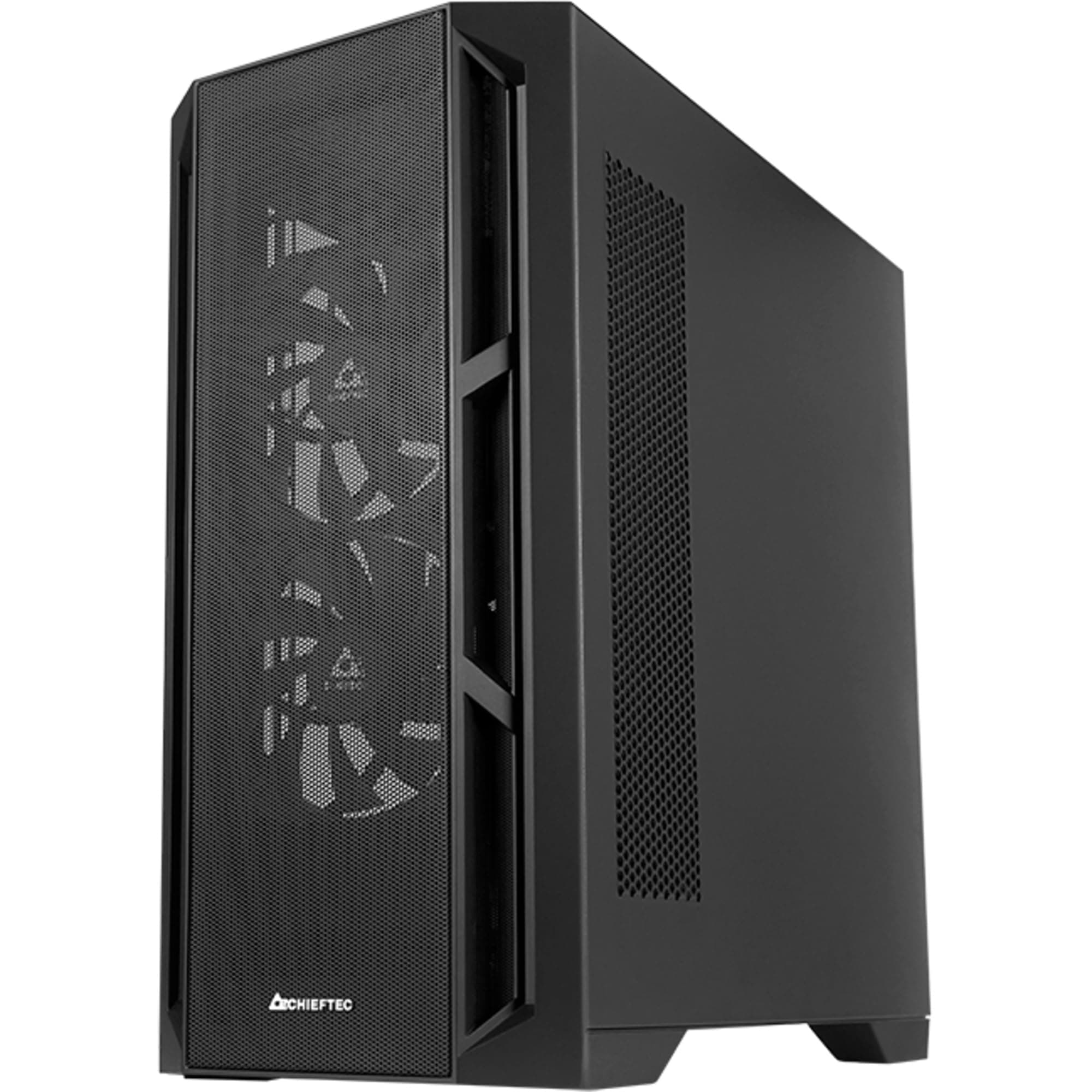 Chieftec 01B-M-Op ATX Midi Tower Black, GA-01B-M-OP Bild 5