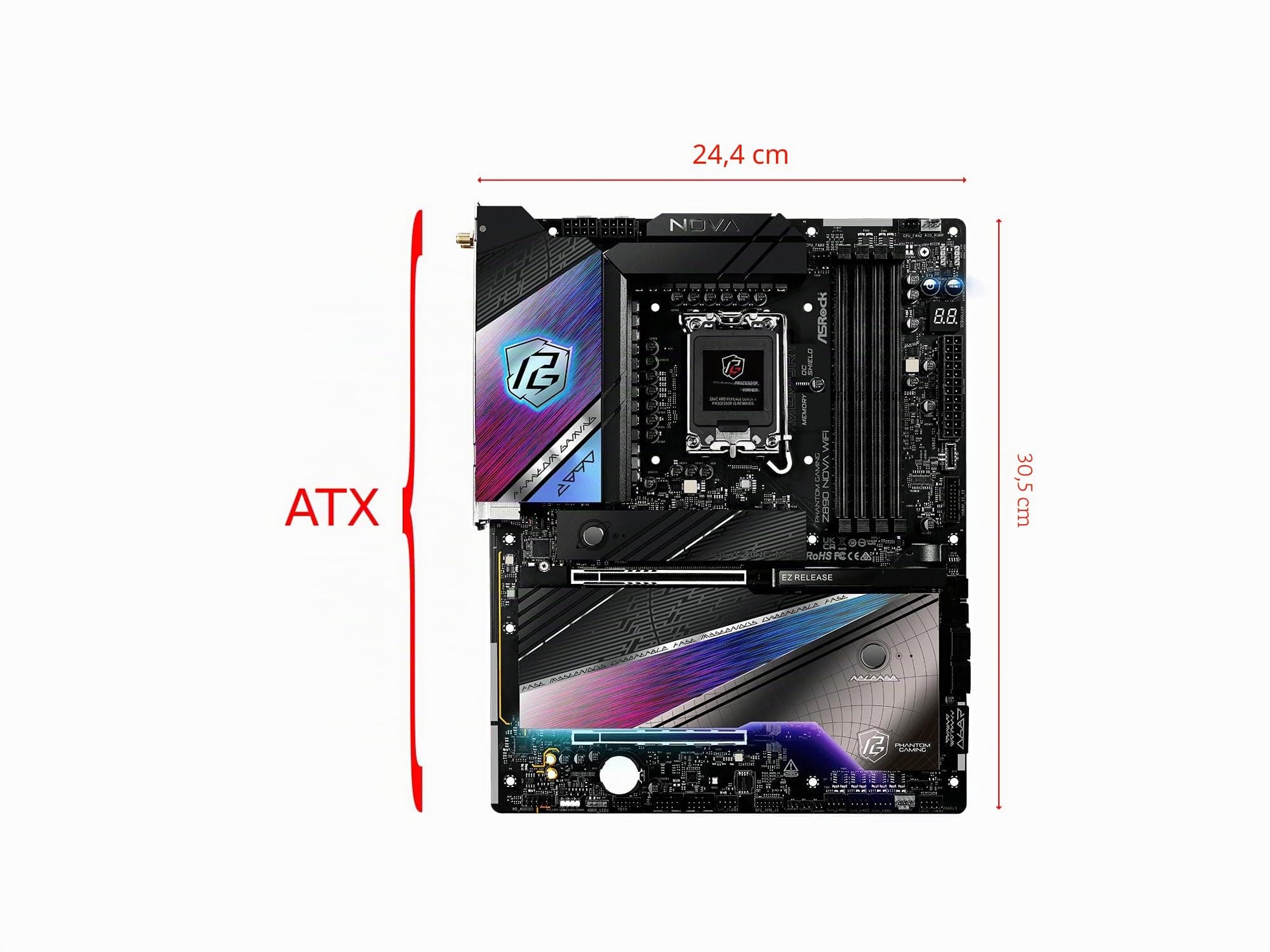 ASRock Z890 NOVA WiFi 90-MXBPS0-A0UAYZ Bild 3