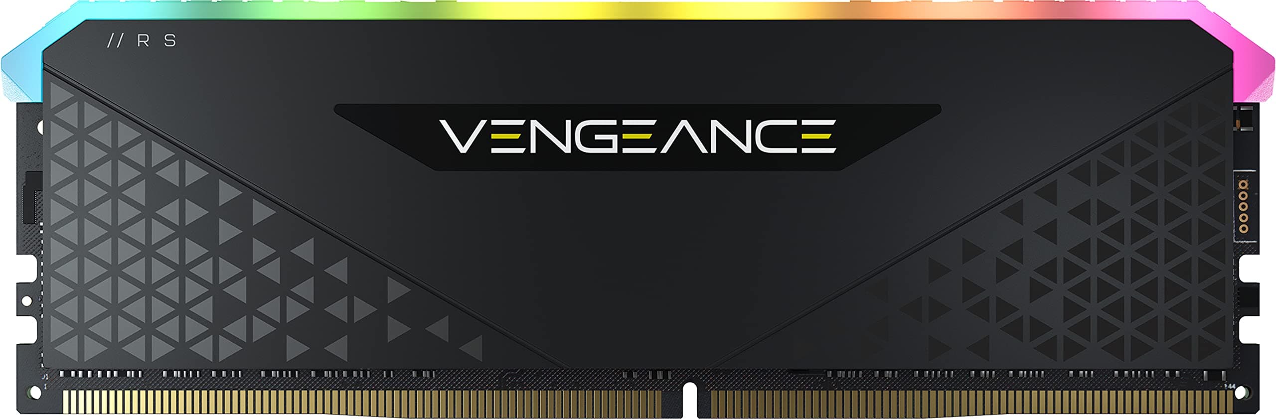 Corsair Vengeance RGB RS 16GB (1x16GB) DDR4 Bis zu 3200MHz C16 Arbeitsspeicher (Dynamische RGB-Beleuchtung, Kompatibilität mit Intel & AMD 300/400/500 Series) Schwarz, CMG16GX4M1E3200C16 1 x 16GB