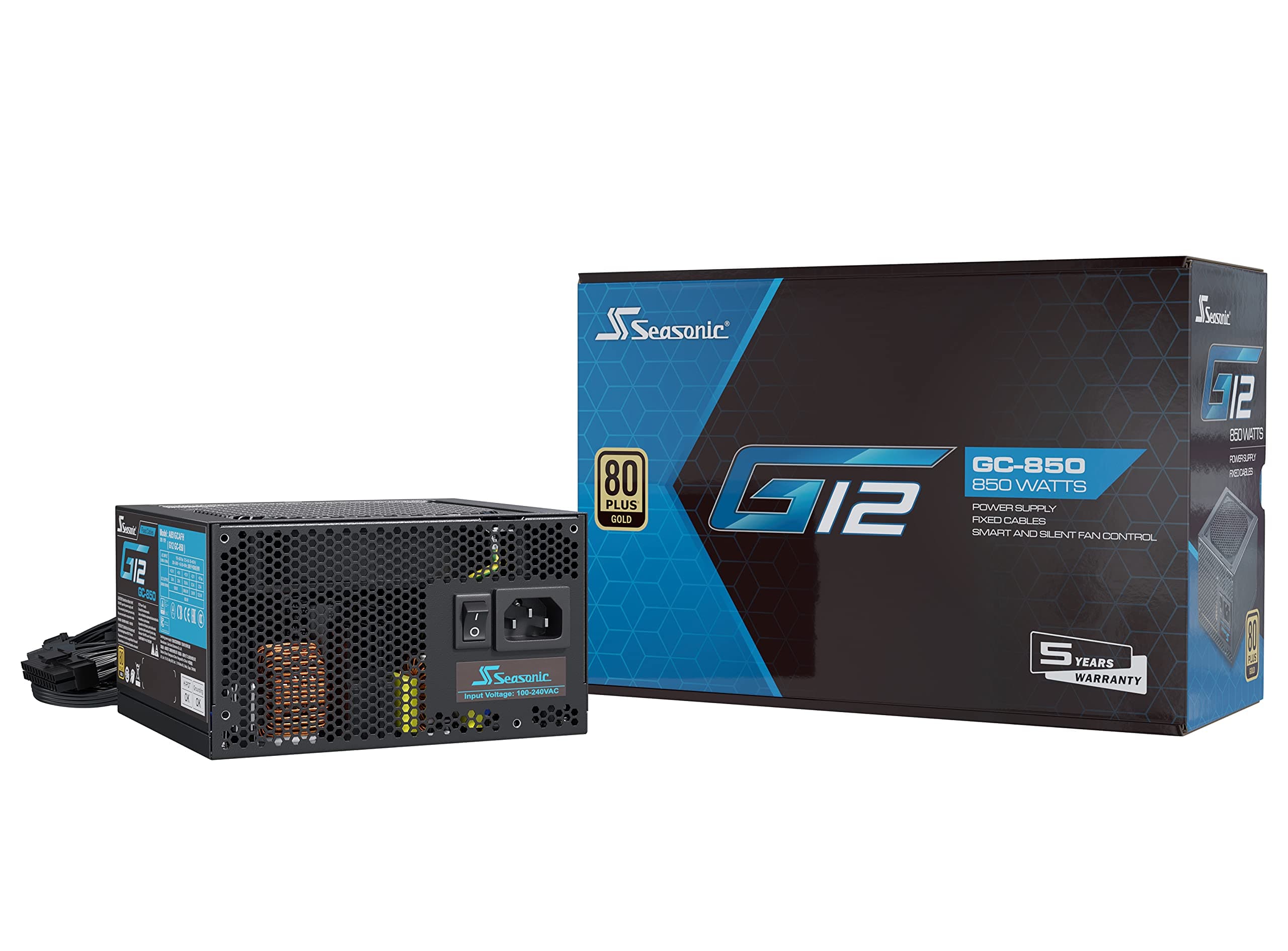 Seasonic G12 GC-850 Watt Fully Wired 80+ Gold PSU/Power Supply Gold 850 W