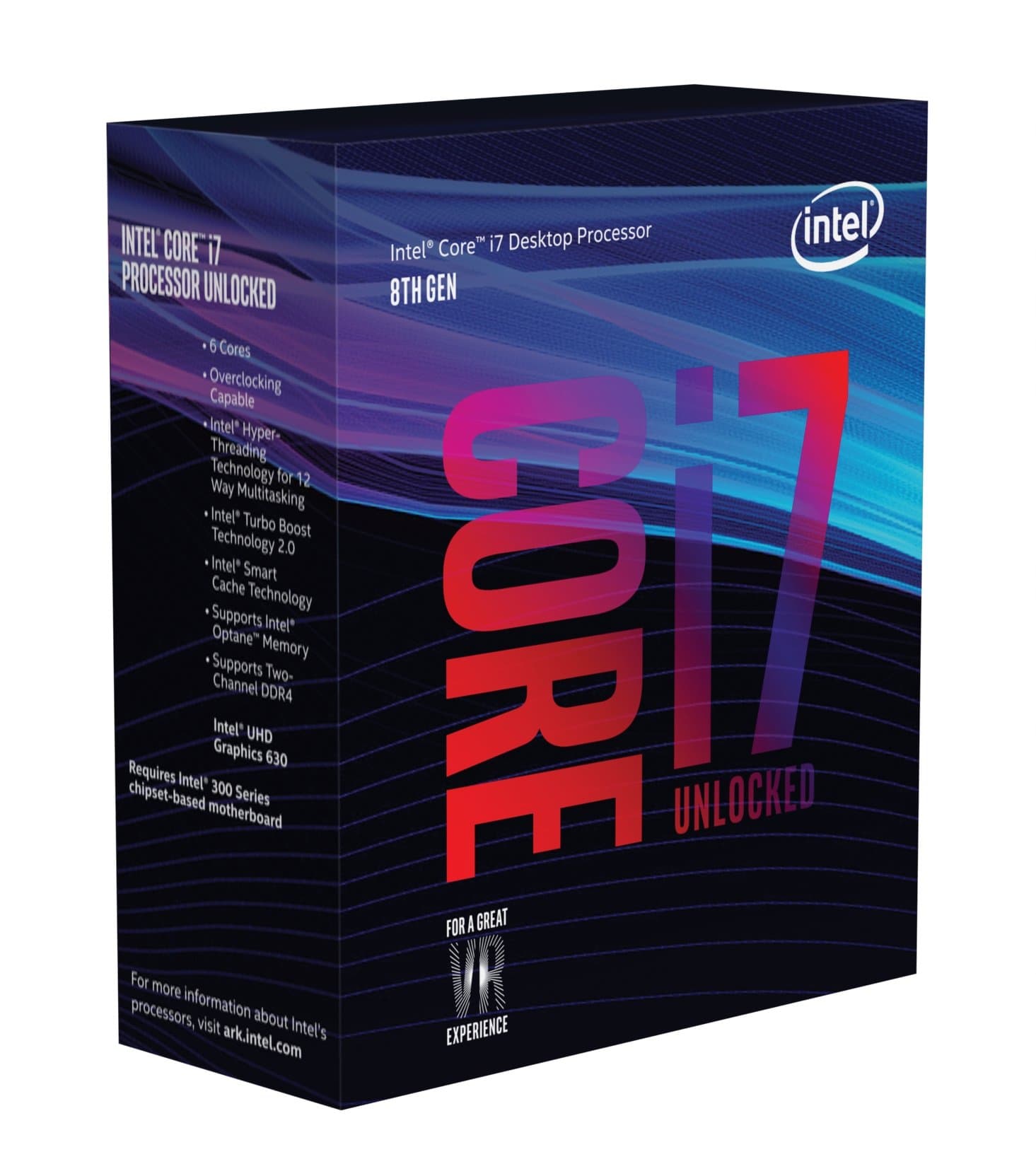 Intel Core i7-8700K 3,70GHz Boxed CPU i7-8700K Prozessor 3.70 GHz