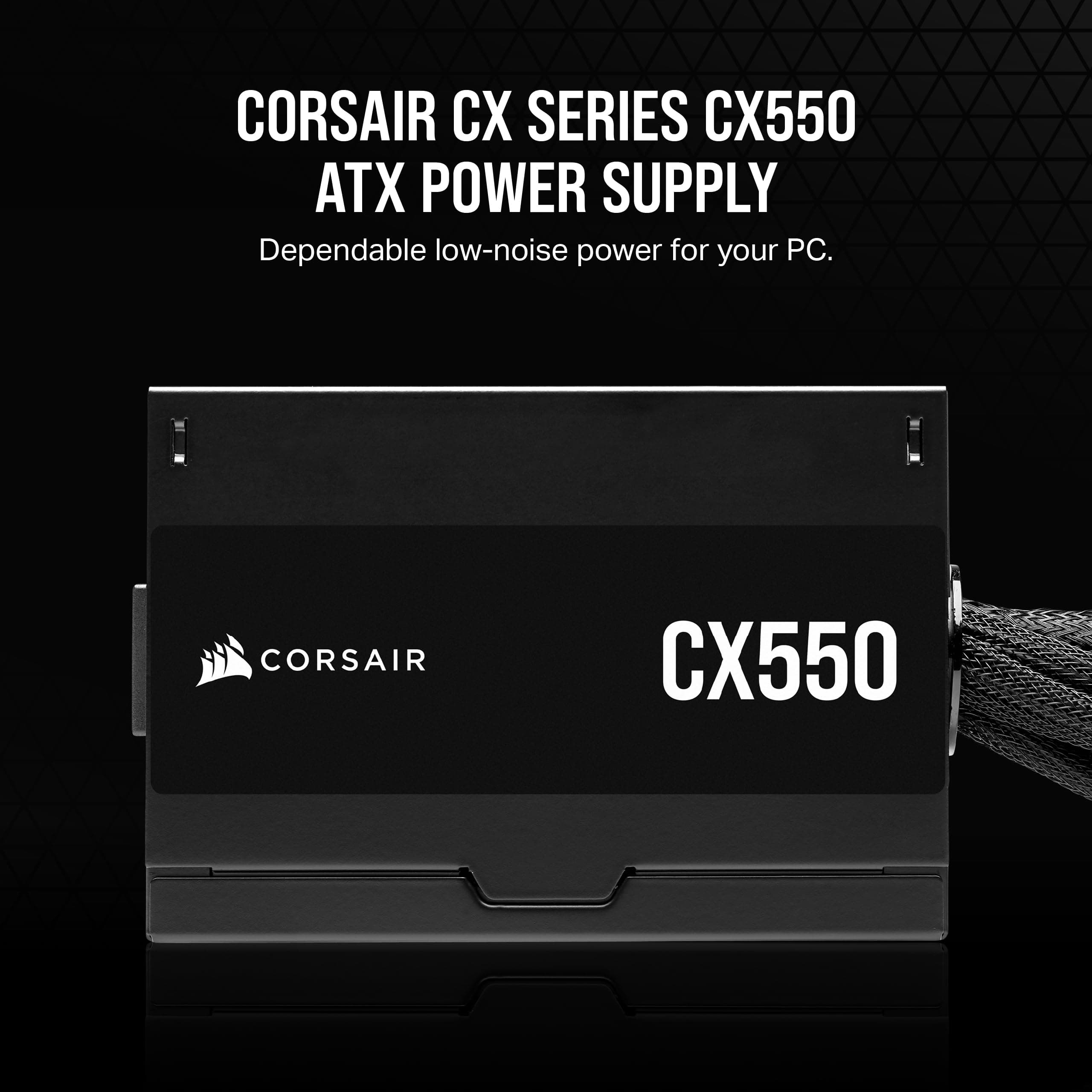 CORSAIR CX550 80 Plus Bronze Non-Modular Low-Noise ATX 550 Watt Netzteil - NA - Schwarz Nicht modular 550 Watts Bild 3