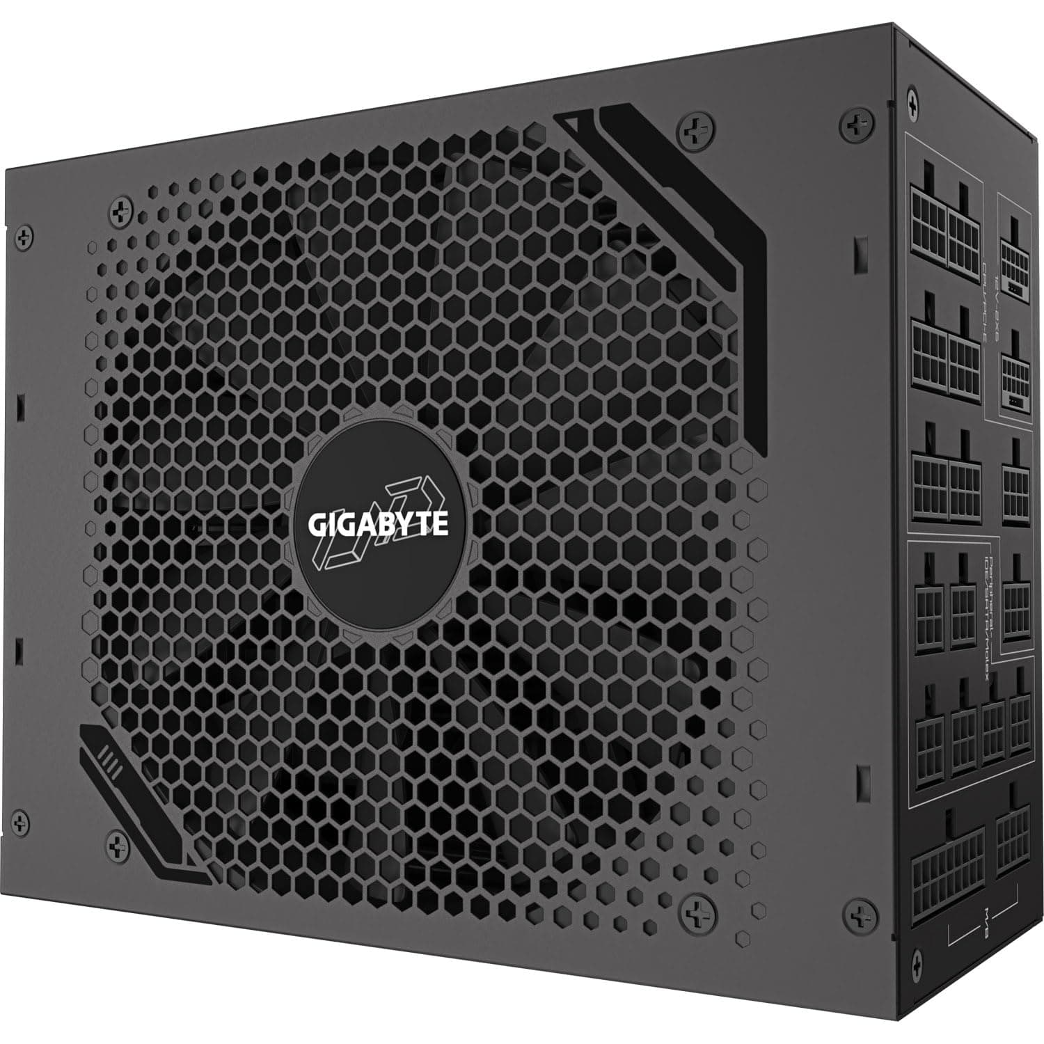 GIGABYTE UD1600PM PG5 AI TOP Netzteil - PCIe 5.0, 80 Plus Platinum, Vollmodulares Design, 120-mm-Lüfter, ATX 3.1 kompatibel, EU-Stecker Bild 3