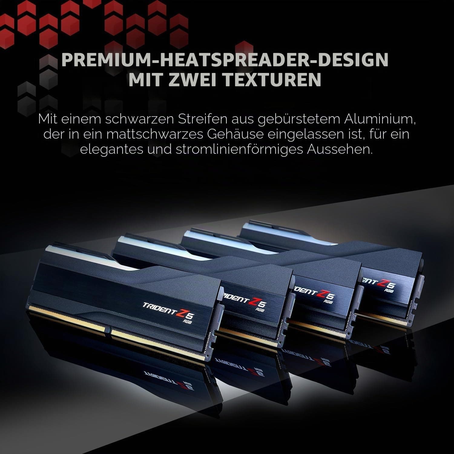G.skill Trident Z Rgb F5-6000j3040f16gx2-tz5rk 32gb 2x16gb Ddr5 6000mhz Memory Ram One Size Bild 3