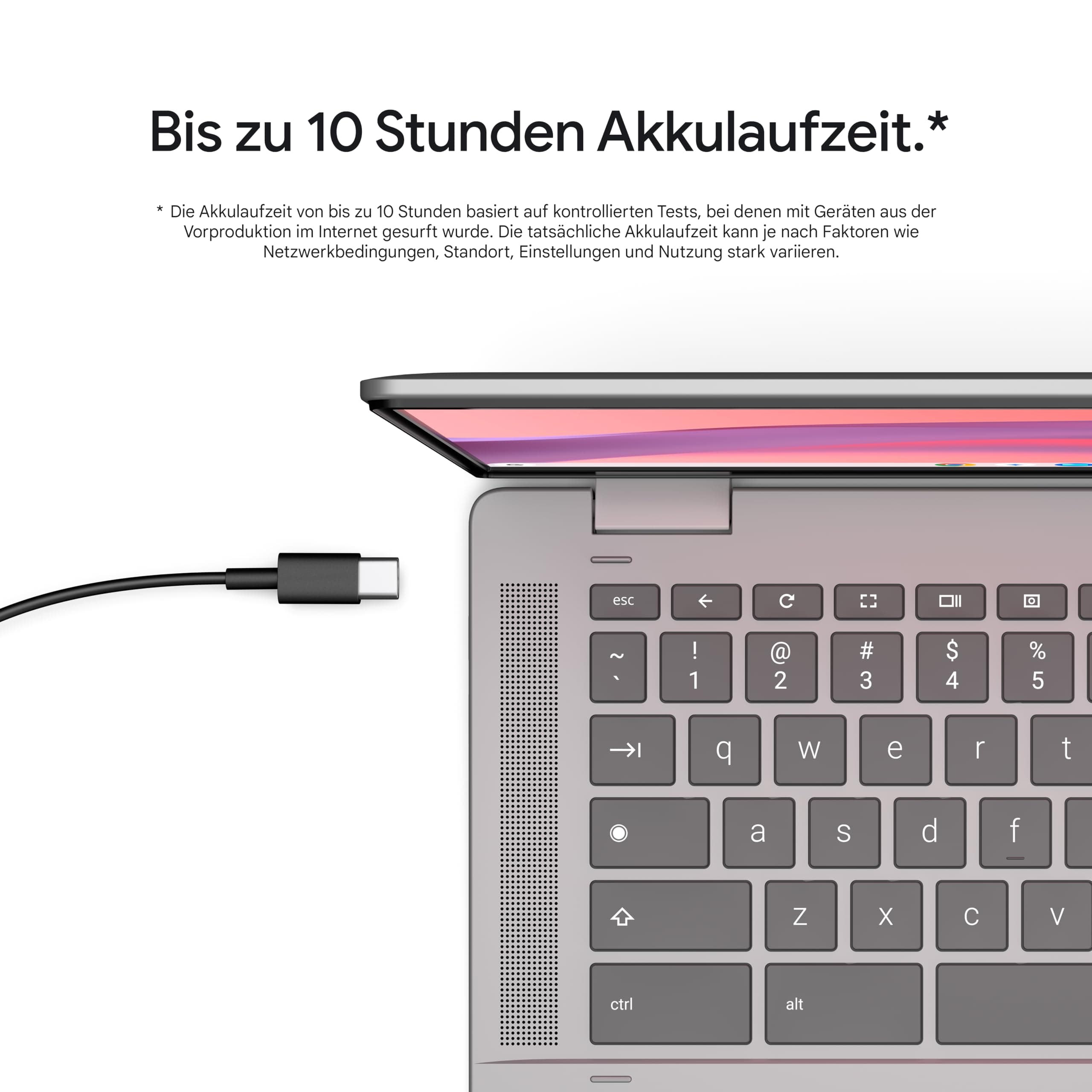 Lenovo Chromebook IdeaPad Flex 3 Convertible Laptop | 15.6" Full HD Display | Intel Celeron N4500 | 8GB RAM | 128GB eMMC | Intel UHD Grafik | ChromeOS | QWERTZ | grau | 3 Monate Premium Care Bild 8