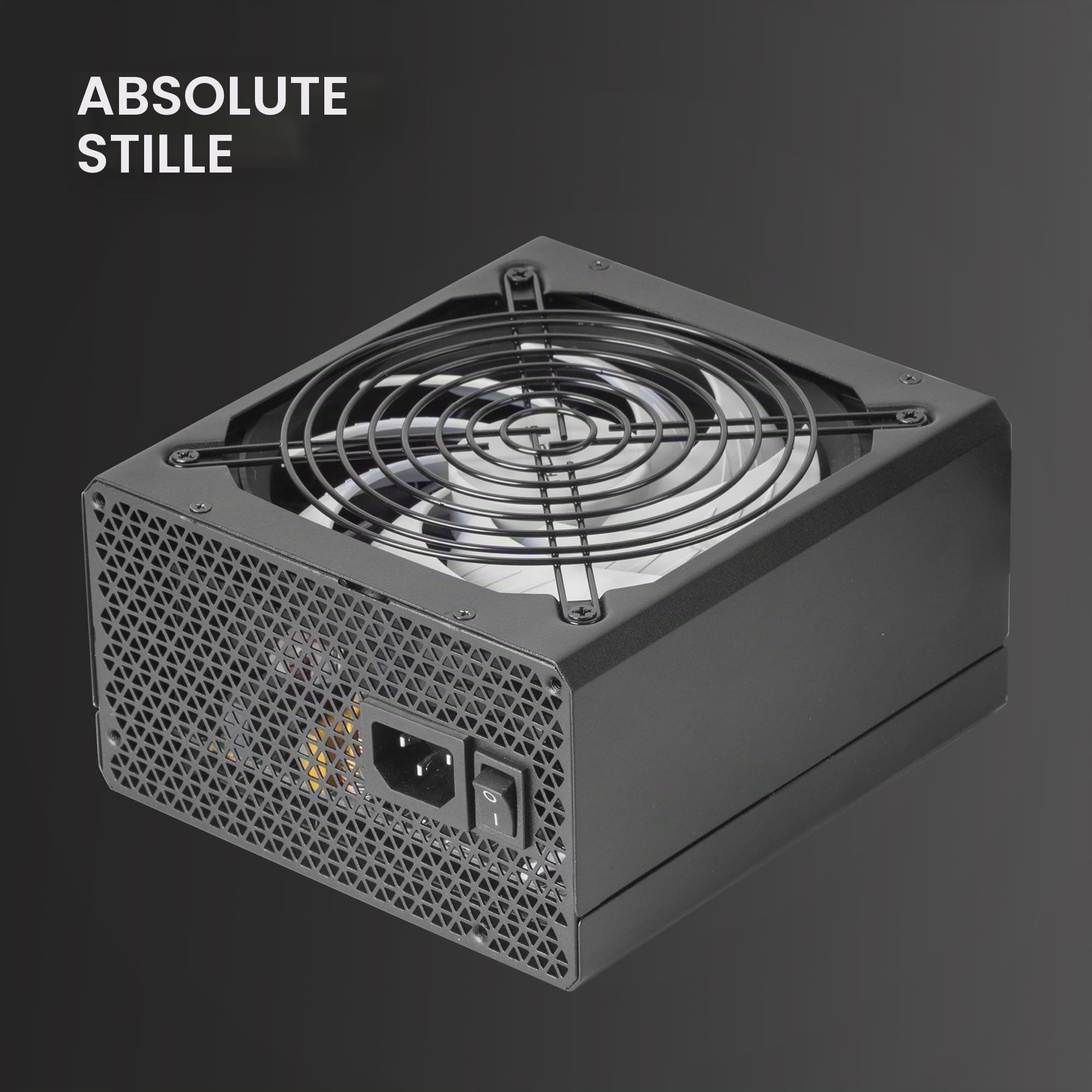 Tacens Radix VII AG 800, Vollmodulares 800W ATX-Netzteil, 10 Jahre Garantie, 80Plus Silver, +87% Wirkungsgrad, 140mm FDB-Lüfter mit AI-RPM Technologie, Japanische-Kondensatoren 105º, Schwarz Bild 7