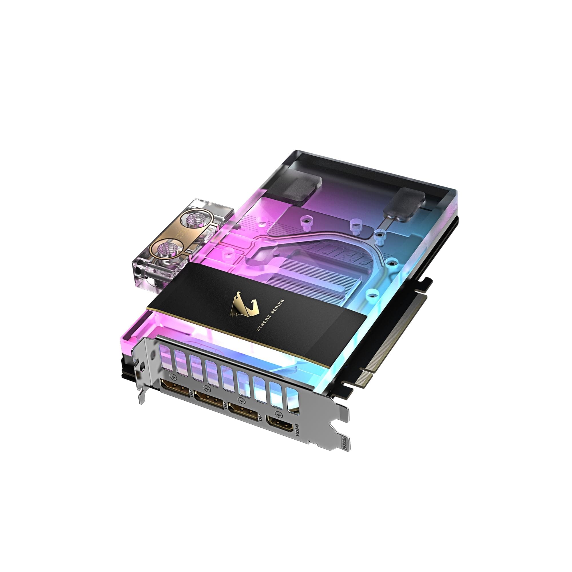 Gigabyte AORUS GeForce RTX 5080 Xtreme WATERFORCE WB 16G Grafikkarte - 16GB GDDR7, 256 Bit, PCI-E 5.0, 2805MHz Core Clock, 3 x DP 2.1a, 1 x HDMI 2.1b, NVIDIA DLSS 4, GV-N5080AORUSX WB-16GD Bild 7