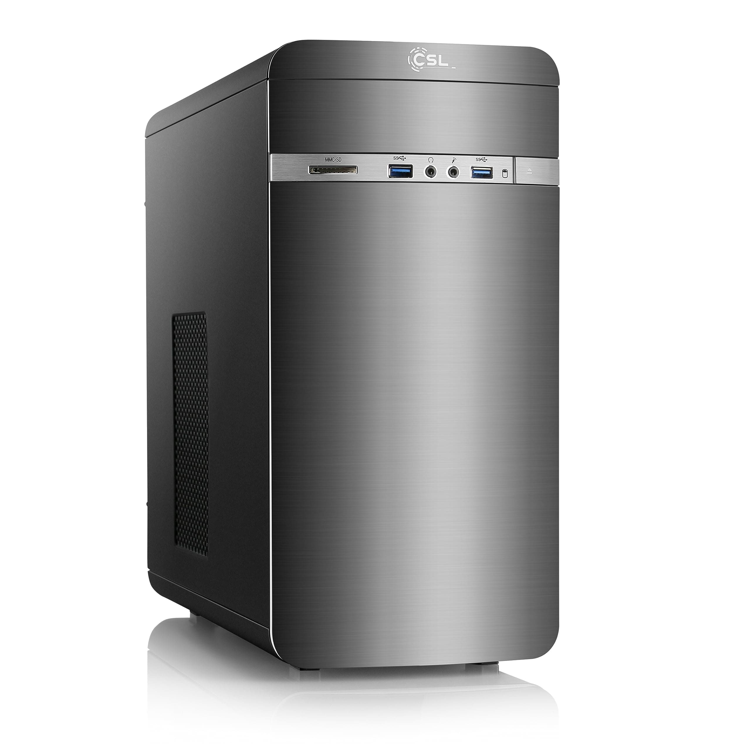 Gaming PC mit Windows 11 Home | AMD Ryzen 5 5655G 6x3.9GHz | AMD Radeon | 500GB M.2 NVMe | 16GB DDR4 RAM | WLAN | Entry Level Computer für Zocker, Gamer Desktop Rechner zum Spielen | A10010 Orion (anthrazit) 500.0 GB 16.0 GB AMD Radeon Windows 11 Home