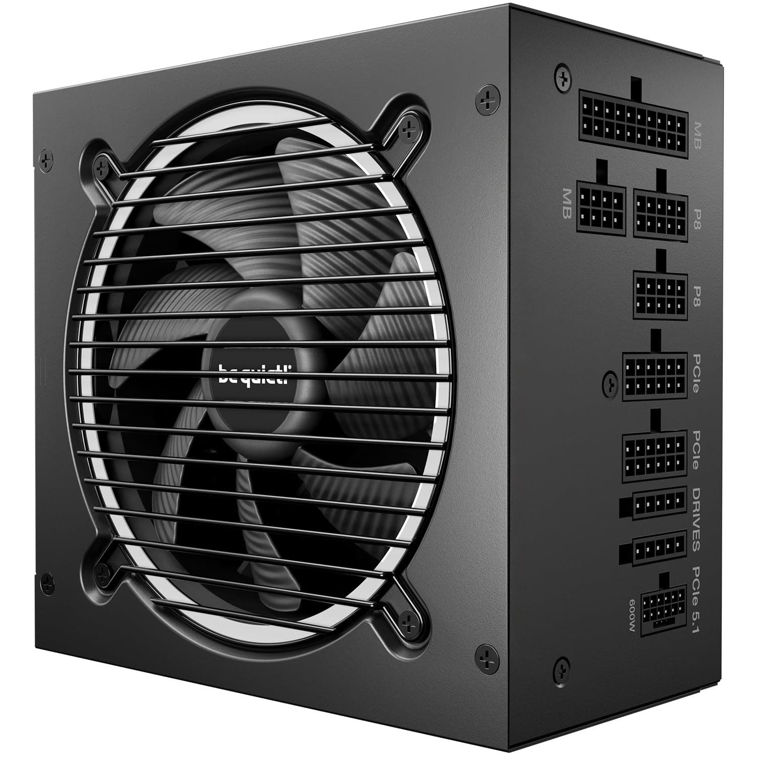 be quiet! Pure Power 13 M 750W Netzteil, 80 Plus® Gold Effizienz, ATX 3.1-Netzteil, für PCIe 5.1 GPUs, 120mm be quiet! Lüfter, semi-passiver Betrieb möglich, LLC-Technologie, Single-Rail