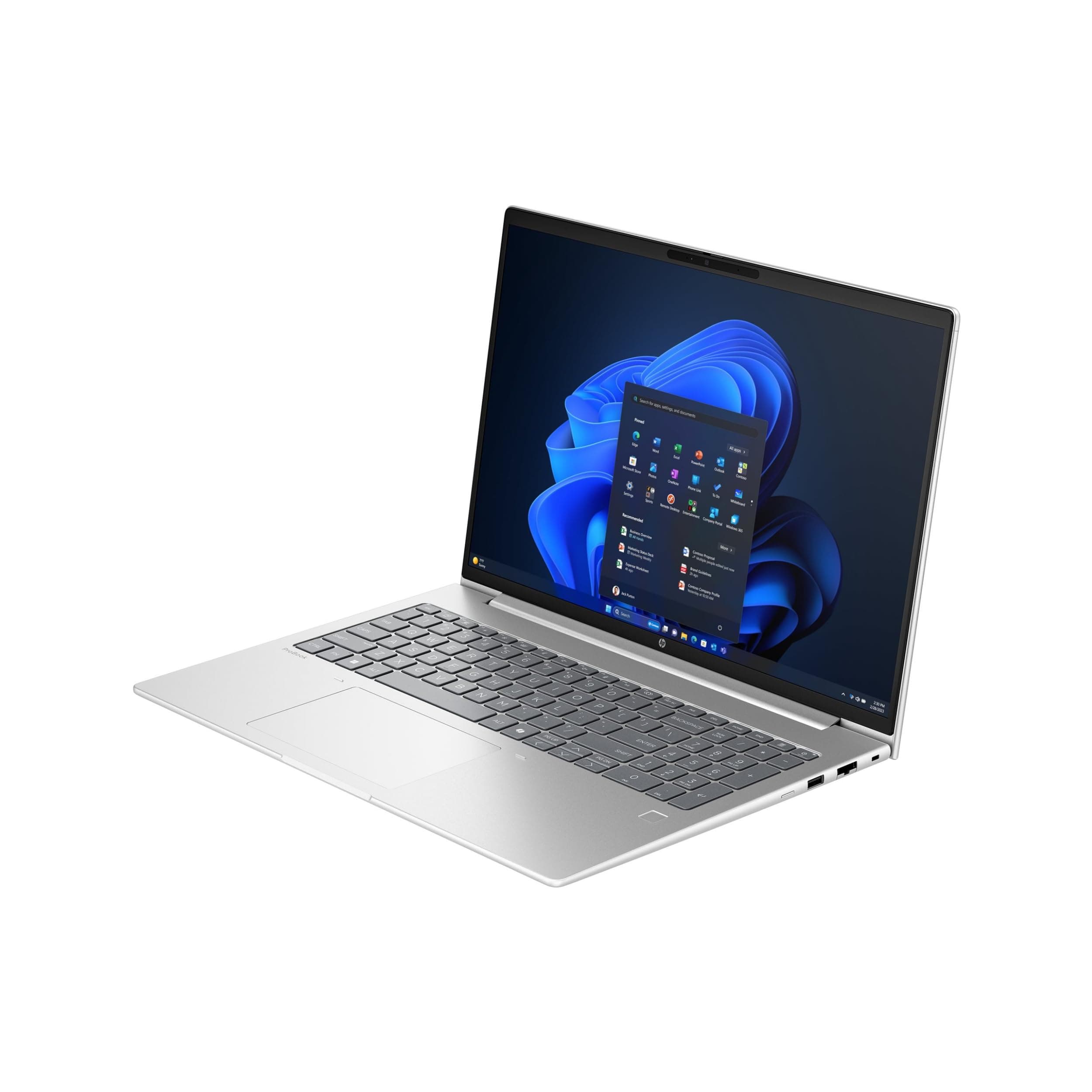 HP ProBook 4 16 G1i Notebook AI - 177°-Scharnierdesign - Intel Core Ultra 7 255H / 2 GHz - Win 11 Pro - GeForce RTX 3050-32 GB RAM - 1 TB SSD NVMe - 40.6 cm (16") IPS 1920 x 1200 - Wi-Fi 7 Bild 2