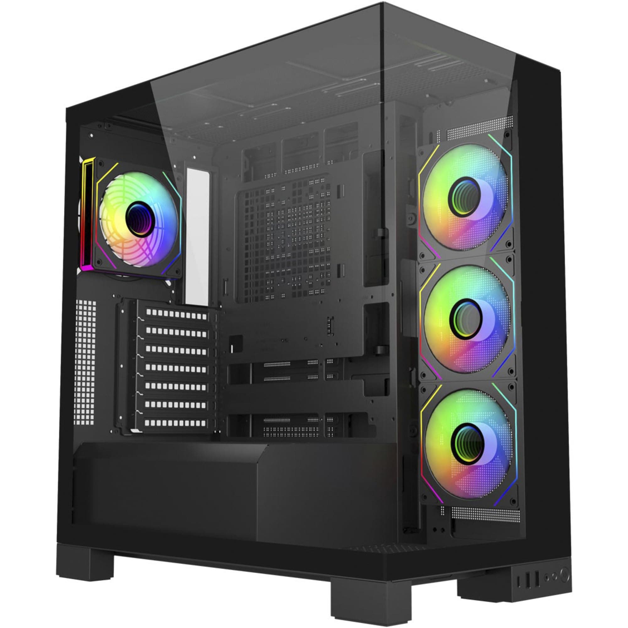 Fortron FSP GEH Midi M540 BA ATX/M-ATX/M-ITX/ARGB o.N. Black Retail Bild 2