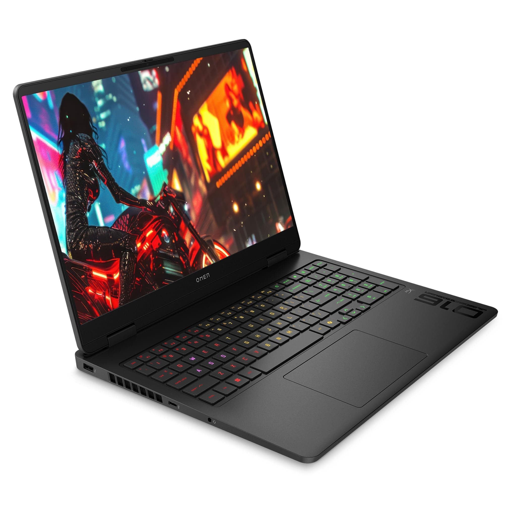 HP Omen 16 Gaming Laptop, AMD Ryzen 9-8940HX, 64 GB DDR5 RAM, 2 TB PCIe SSD, 16" (1920x1200) IPS 144Hz Display, Nvidia G-Force RTX 5060, 4-Zone RGB QWERTZ Tastatur, Windows 11 Pro, Shadow Black 64 GB RAM | 2 TB SSD Windows 11 Pro Bild 2