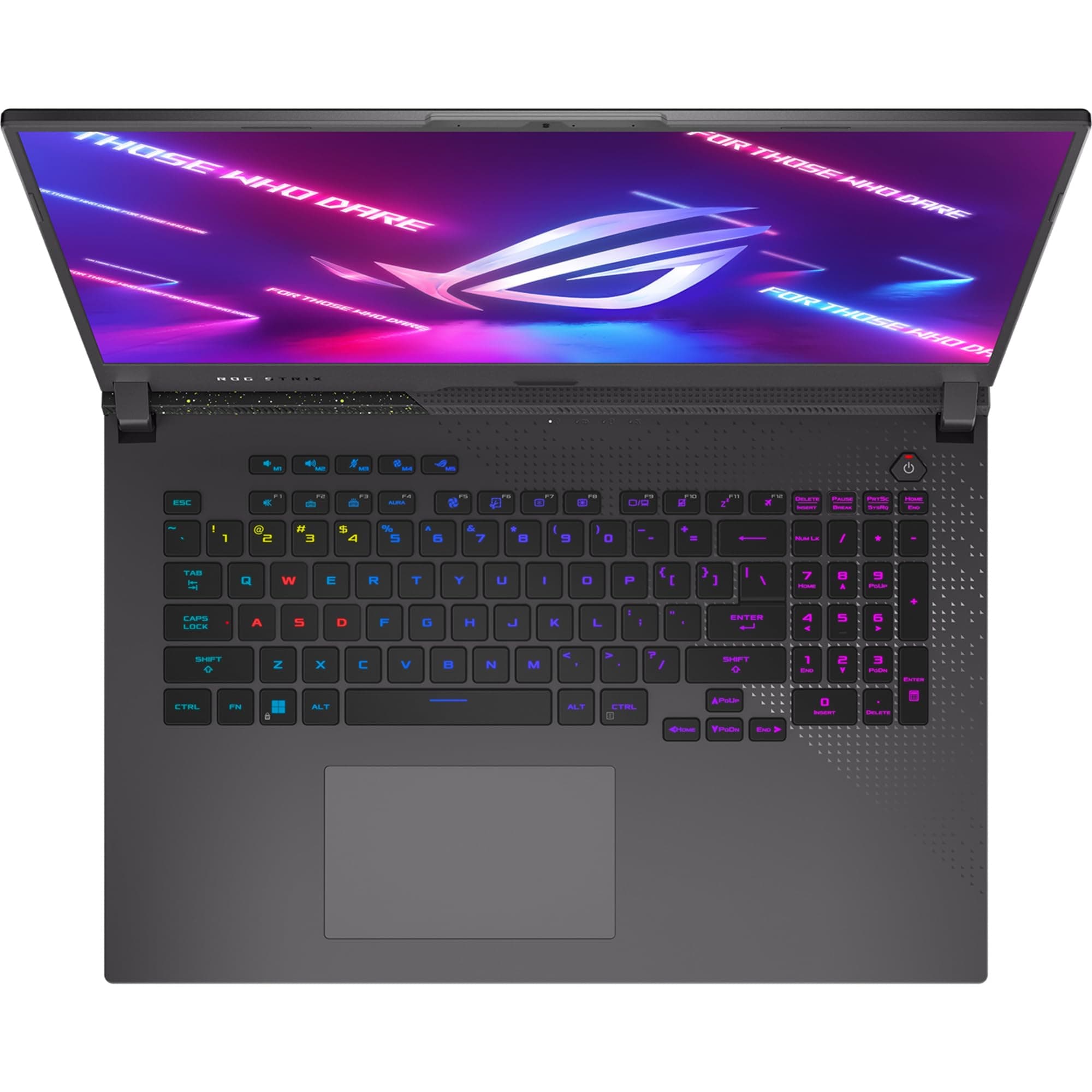 ASUS ROG Strix G17 G713PV Laptop; 17" FHD 144Hz 16:9 IPS Display; AMD Ryzen 9 7940HX; 16GB RAM; 1TB SSD; NVIDIA RTX 4060; Win11 Home; QWERTZ; Eclipse Gray; 3Monate GamePass Bild 4