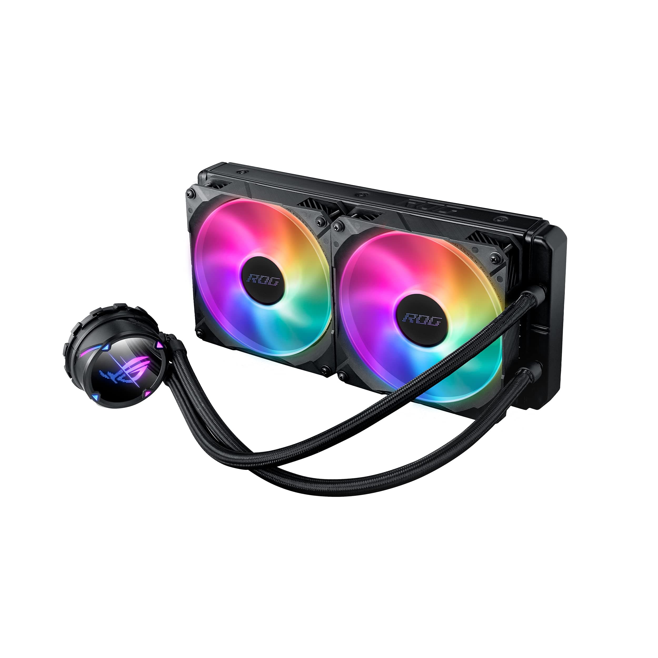 ASUS ROG STRIX LC II 280 ARGB All-in-One CPU-Wasserkühlung (Aura Sync, zwei adressierbare ROG-140mm-Radiatorlüfter) Bild 2