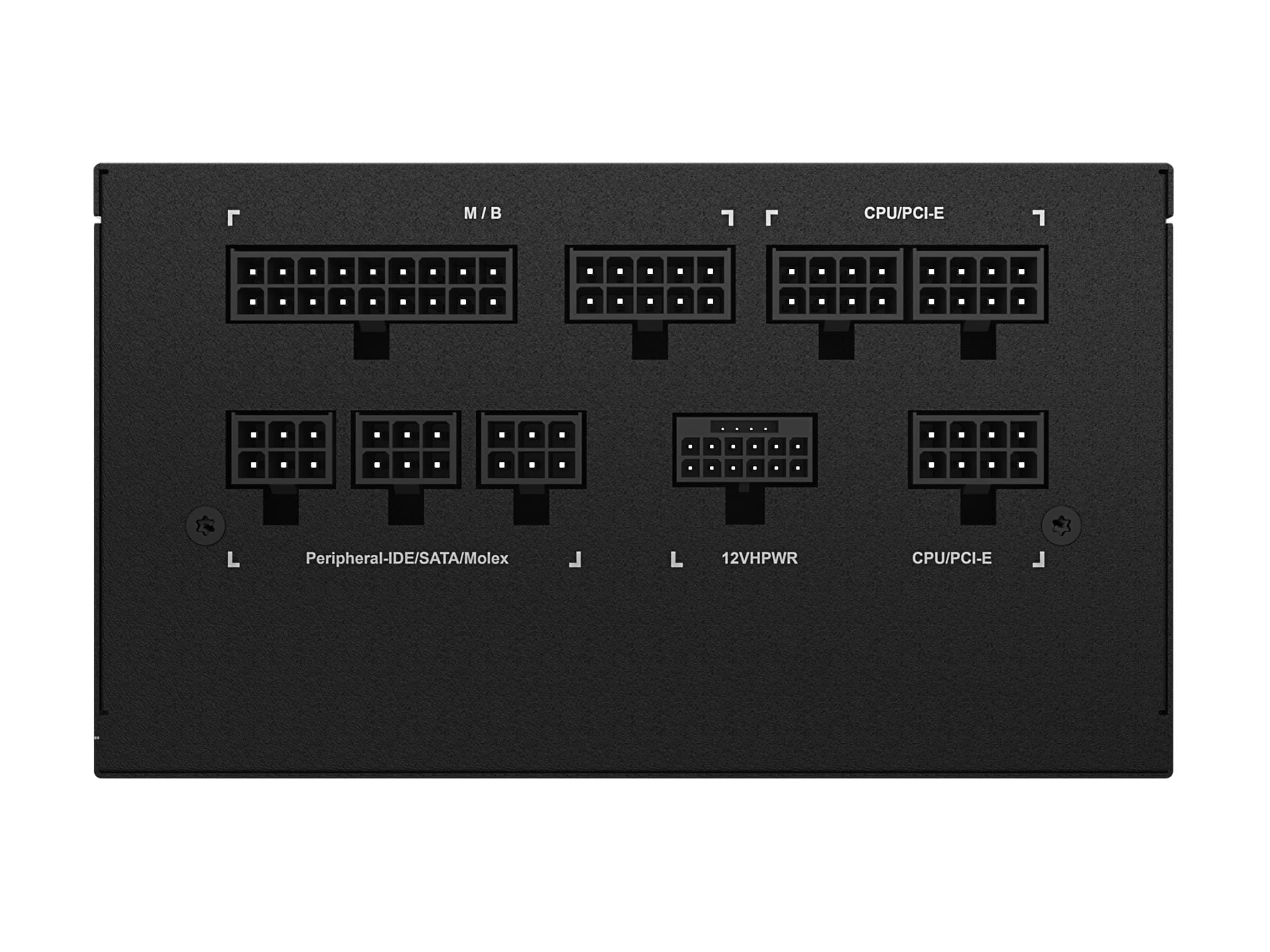 GIGABYTE GP-UD1000GM-PG5 Modulares Netzteil, 80 Plus, Gold, 1000 W, Schwarz Bild 5