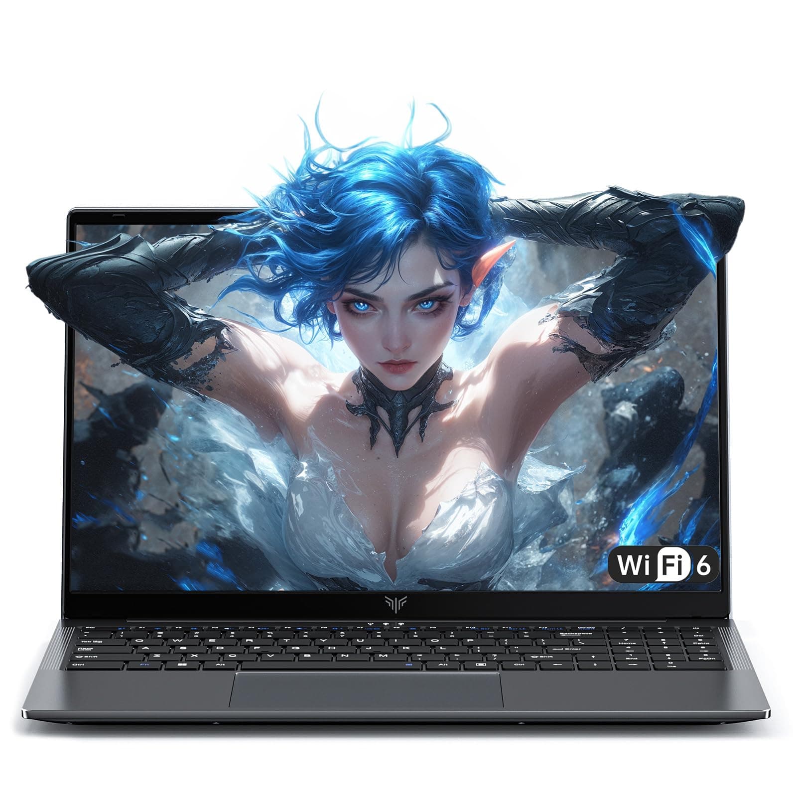 17.3 Zoll FHD Display Laptop, Quad-Core N-95 Prozessor bis zu 3.4GHz（Beat N100） Laptop, 16GB DDR4 512GB SSD Notebook mit Metallgehäuse Unterstützung WiFi, BT5.0, 3*USB3.2 17.3-Zoll-N95-16+512GB