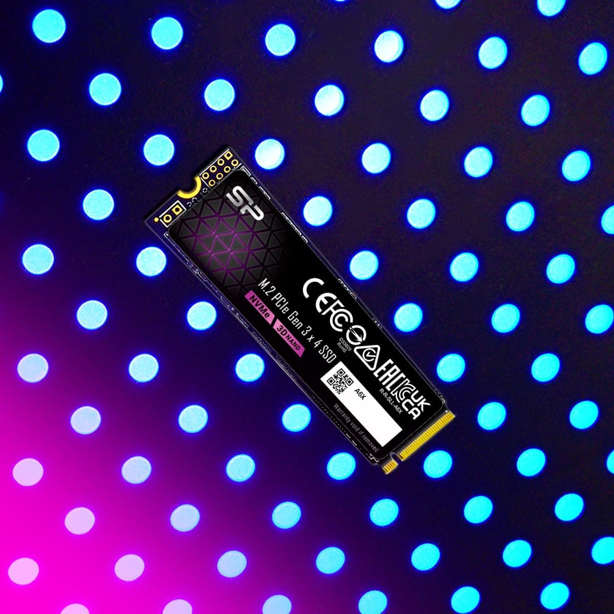 Silicon Power 1TB NVMe M.2 PCIe Gen3x4 2280 SSD (SP001TBP34A60M28AY) Bild 7