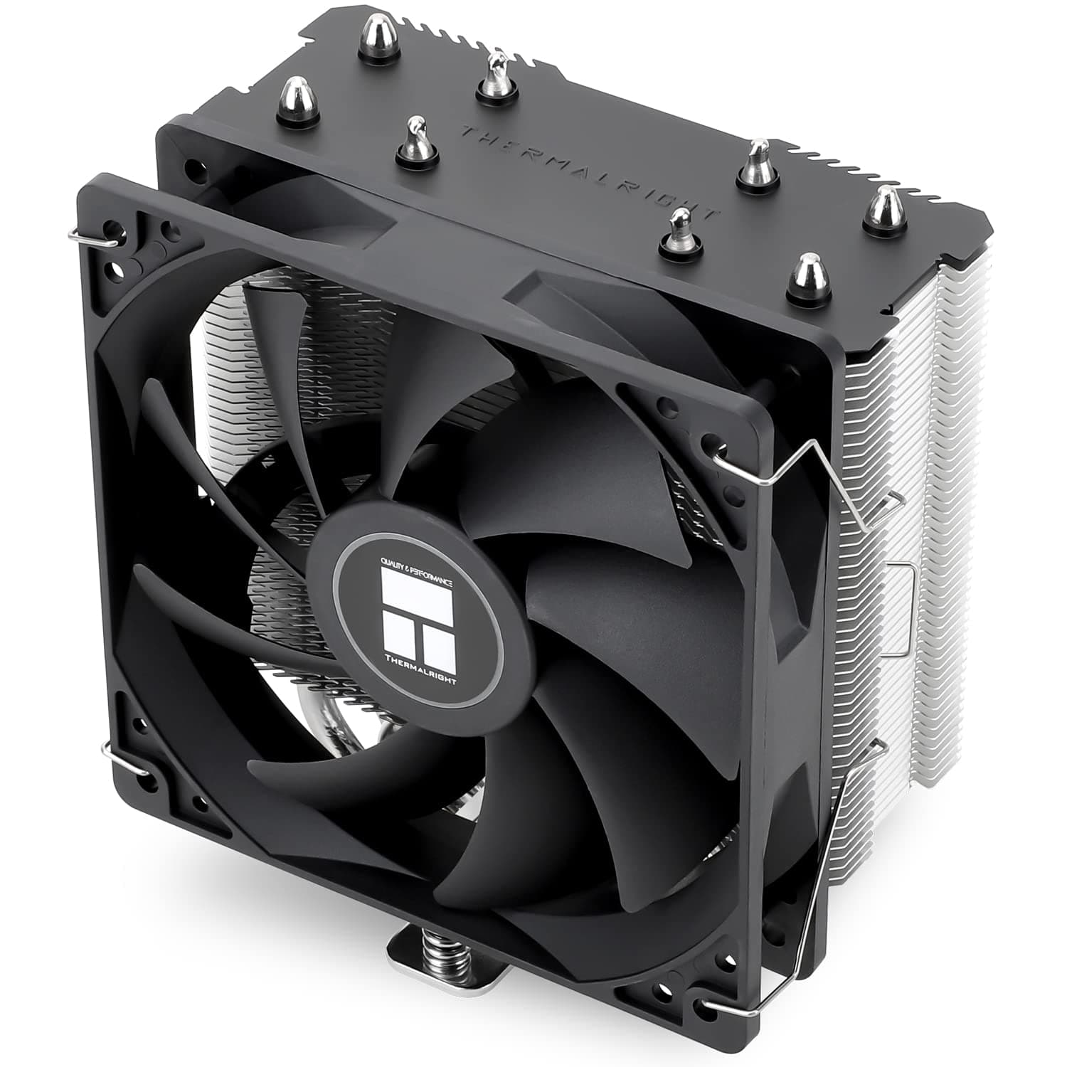Thermalright Assassin X 120 SE CPU-Luftkühler, AX120 SE, 4 Heatpipes, TL-C12C PWM Leiser Lüfter CPU-Kühler mit S-FDB-Lager, für AMD AM4/AM5 Intel 1700/1150/1151/1200 AX120R SE