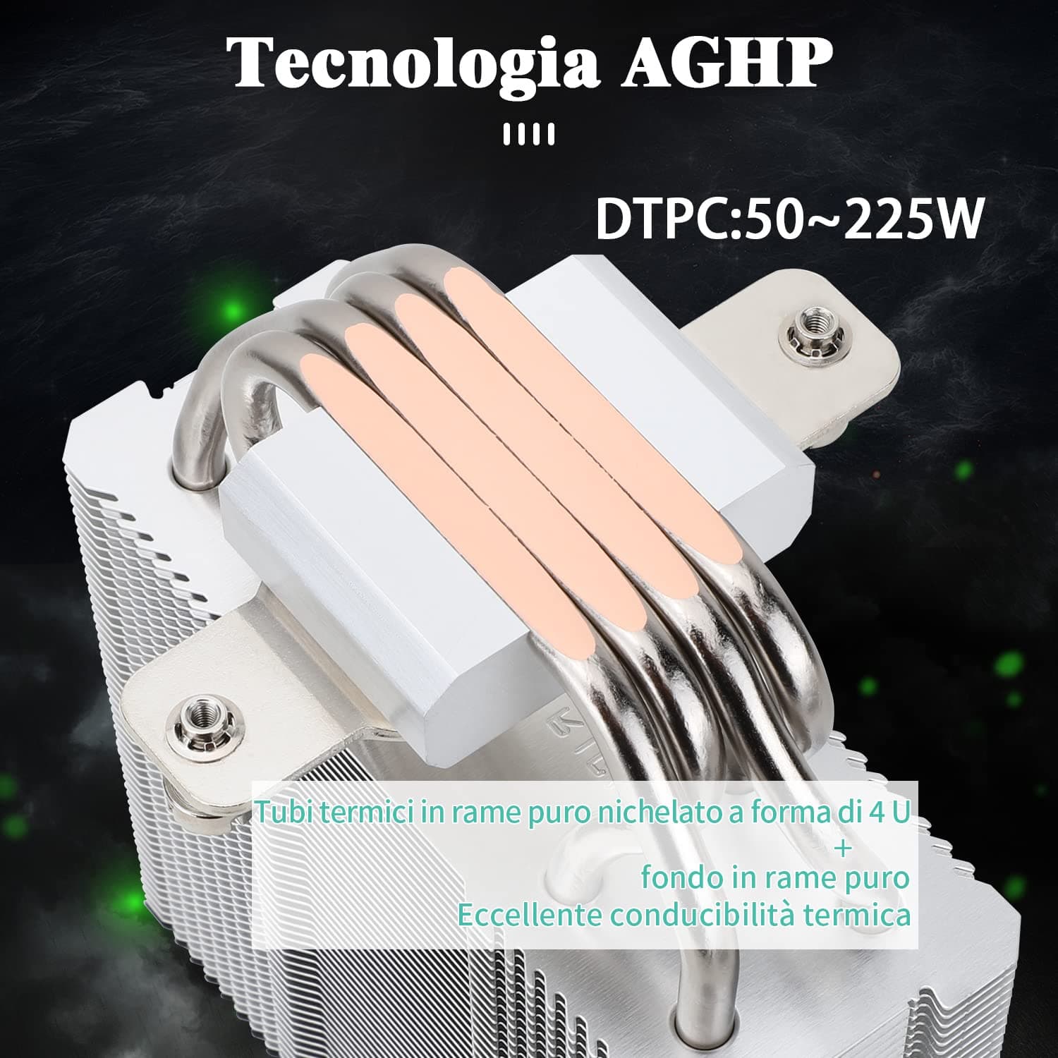 Thermalright Assassin X 120 SE CPU-Luftkühler, AX120 SE, 4 Heatpipes, TL-C12C PWM Leiser Lüfter CPU-Kühler mit S-FDB-Lager, für AMD AM4/AM5 Intel 1700/1150/1151/1200 AX120R SE Bild 3