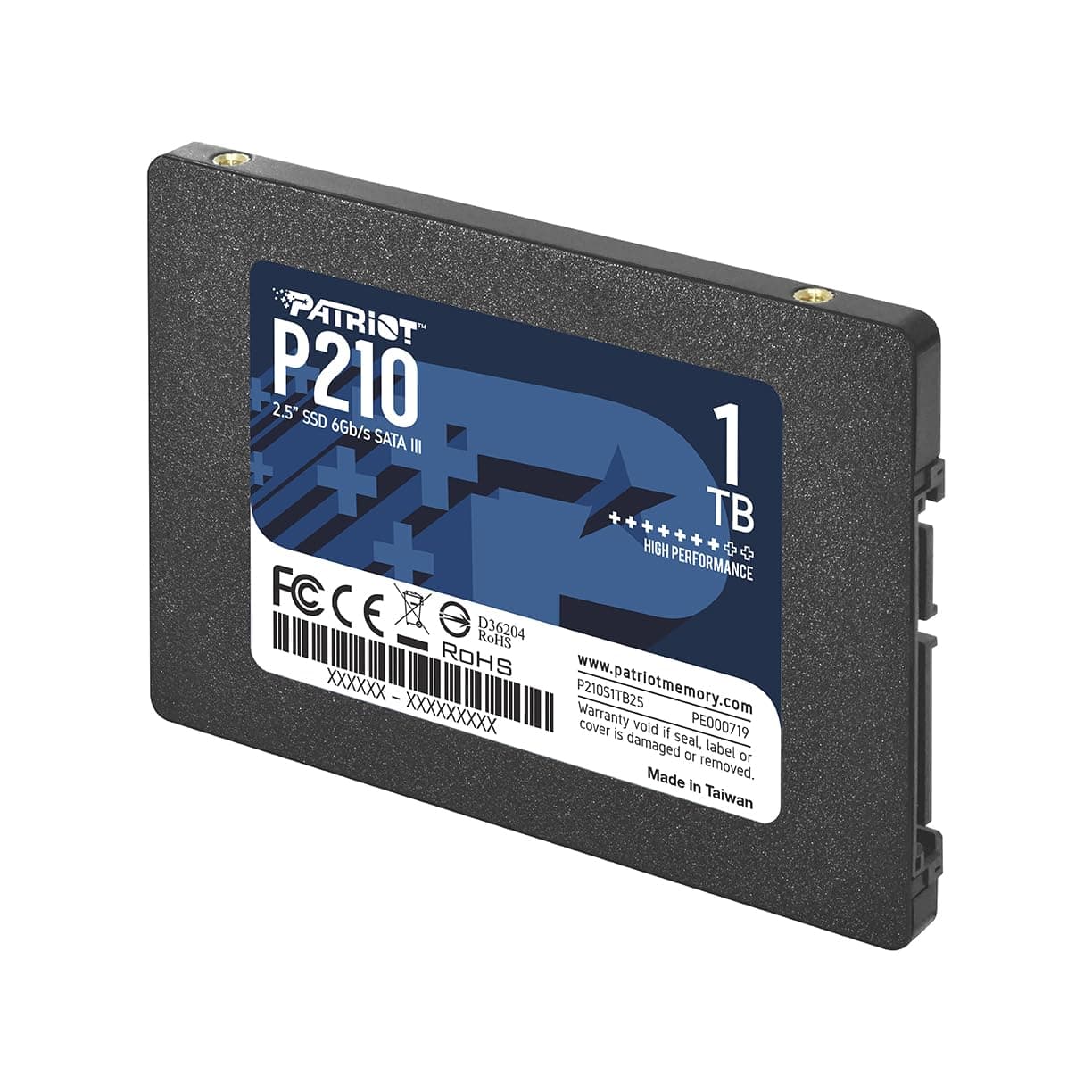 Patriot P210 Interne Solid State Drive 1TB SSD SATA 3 2,5 Zoll 1 TB Bild 3