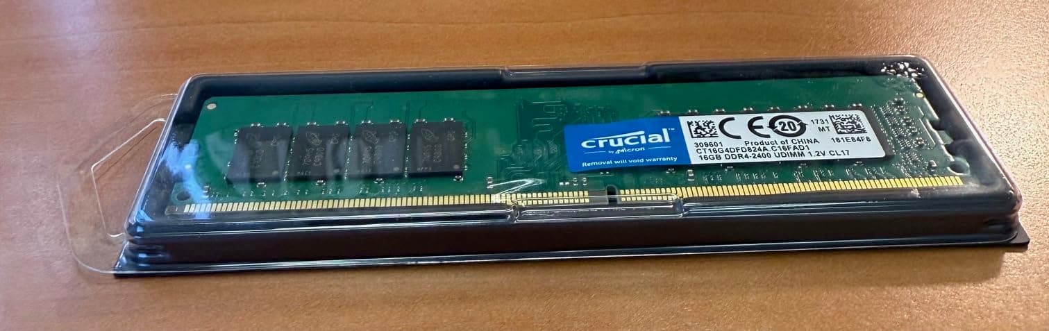 Crucial RAM CT16G4DFD824A 16GB DDR4 2400MHz CL17 Desktop Arbeitsspeicher Bild 6