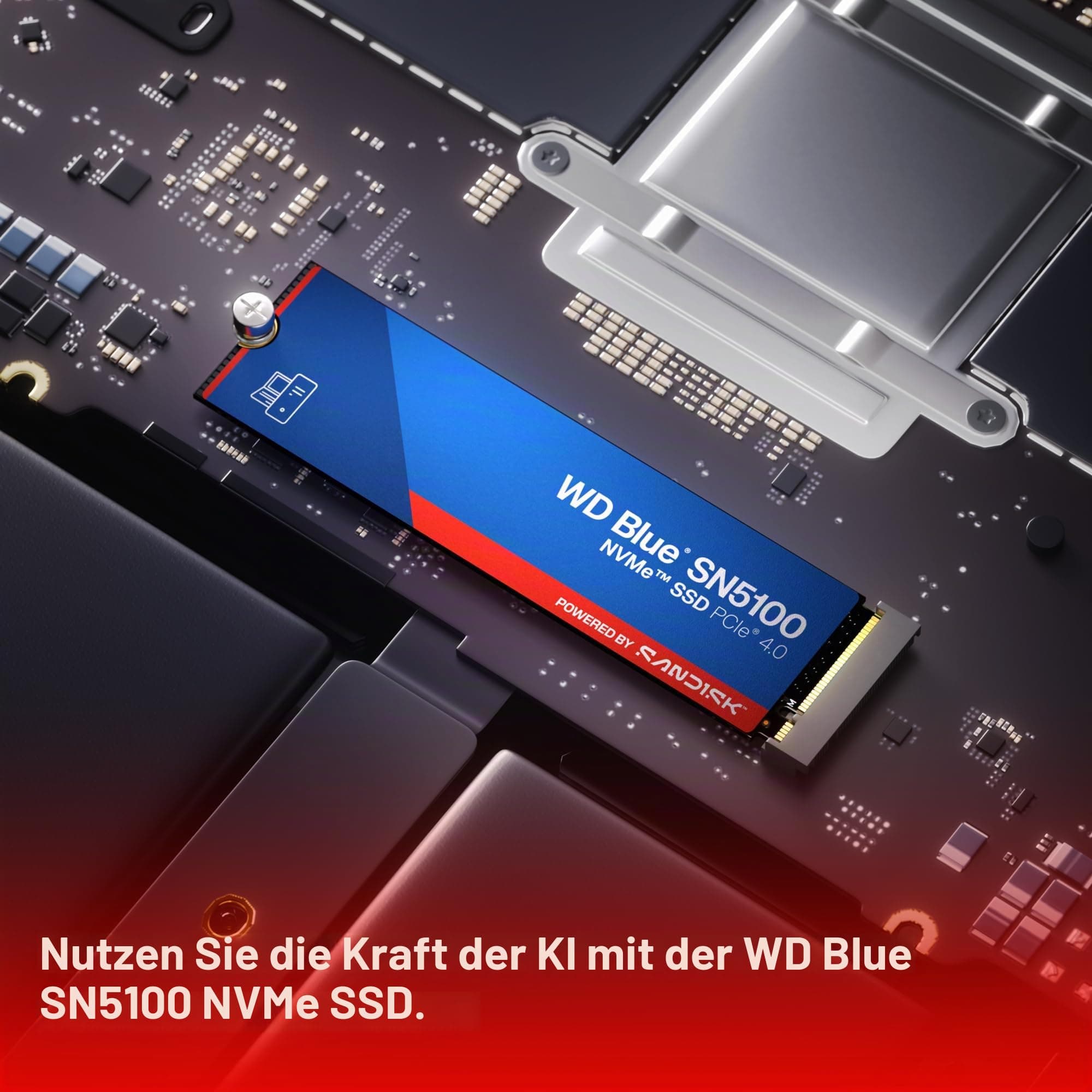 WD Blue SN5100 NVMe SSD 4 TB (6.900 MB/s Lesegeschwindigkeit, M.2 2280, PCIe Gen 4.0, nCache 4.0, SANDISK 3D CBA NAND-Technologie, Acronis True Image) Bild 3