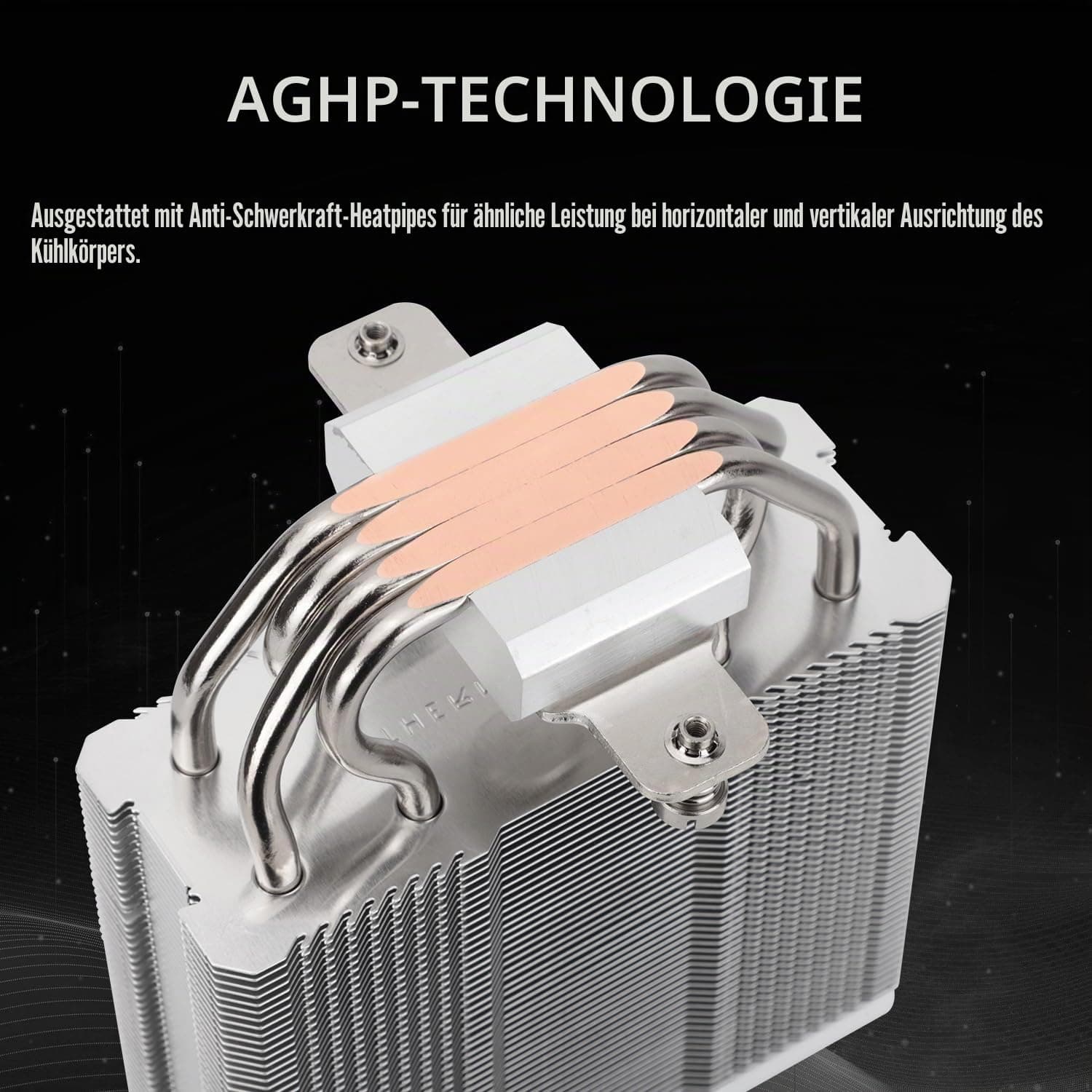 TR Assassin X 120R, 120mm PWM Silent CPU-Lüfter, 4th AGHP Technologie, Unterstützung Intel lga1700/1851/1150/1151/1200, AMD /AM4/AM5 AX120R D WHITE Bild 3