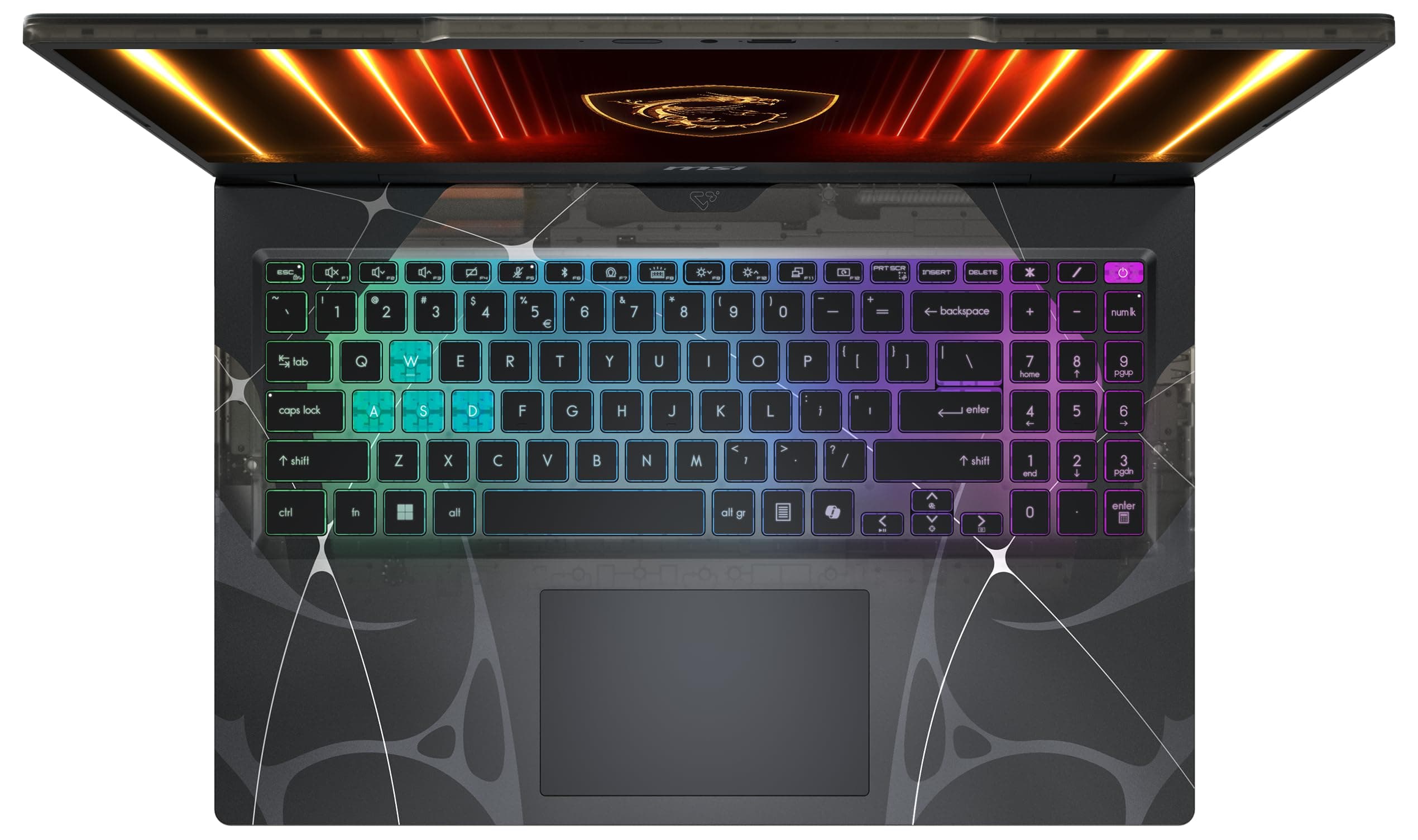 MSI Cyborg 15, Gaming-Laptop, 15,6 Zoll Full-HD 144 Hz Display, Intel Core 7 240H, NVIDIA GeForce RTX 5060, 16 GB DDR5, 1 TB SSD, Windows 11 Home, QWERTZ Tastatur, Schwarz, B2RWFKG-068 Intel Core 7 240H RTX5060 8GB Bild 4