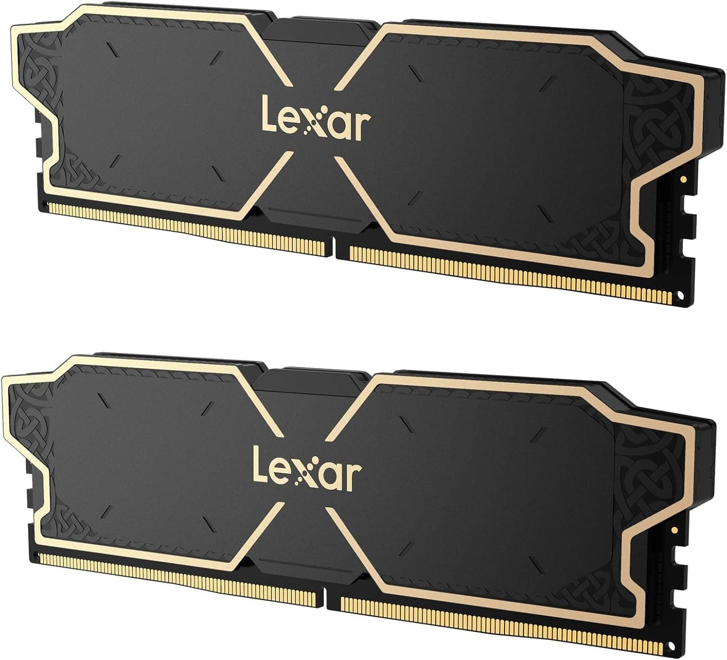 Lexar DDR5 RAM 32GB Kit (2x16GB) 6000MHz CL36, DRAM 288pin UDIMM Desktop Speicher, PC Speicher Hochleistungs-Computerspeicher für Intel XMP 3.0/AMD EXPO, für AI, Gaming, CL36-40-40-96, 1,4V THOR 6000 MHz 32GB Kit (2x16GB) CL36
