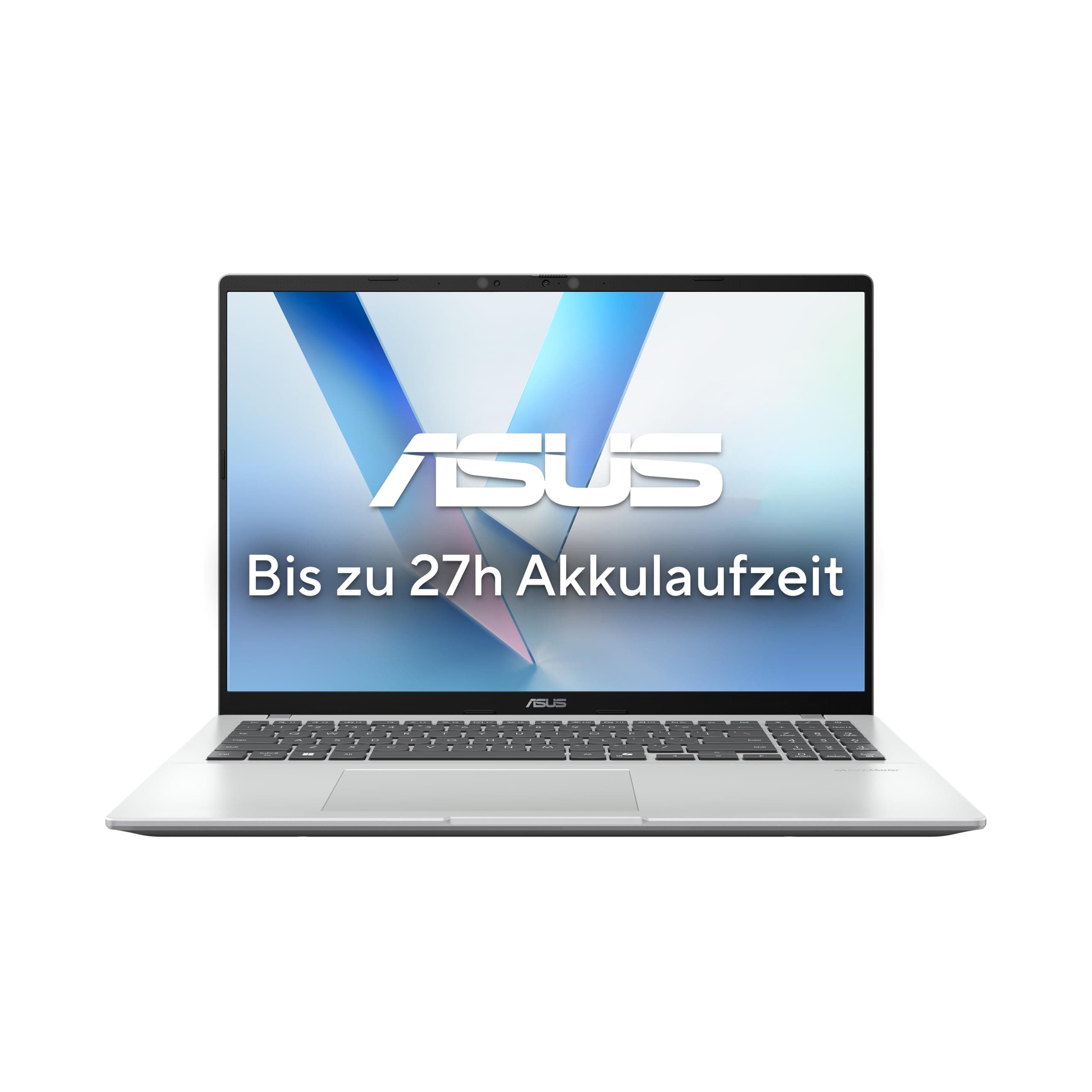 ASUS Vivobook 16 X1607QA Laptop, Snapdragon X X1-26-100, 16 Zoll WUXGA IPS Display, 16GB RAM, 512GB SSD, QC Adreno GPU, Win11 Home, Cool Silver (AC Adapter Sold Separately) Snapdragon X X1-26-100 16GB RAM / 512GB SSD 16" Bild 3