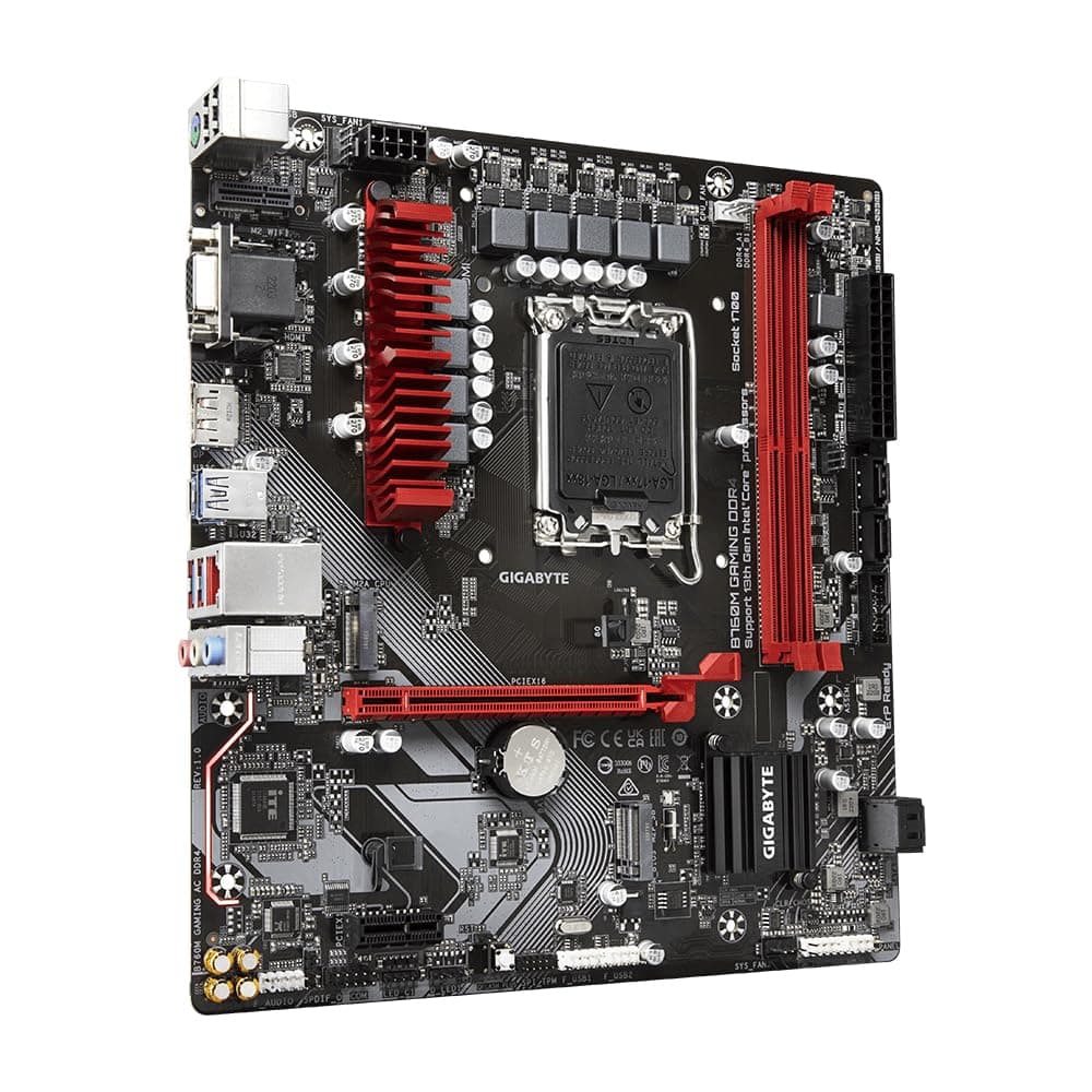 GIGABYTE B760M Gaming DDR4 Motherboard - Unterstützt Intel Core 14. Generation CPUs, 6+2+1 Phasen Digital VRM, bis zu 5333MHz DDR4 (OC), 2xPCIe 4.0 M.2, 2.5GbE LAN, USB 3.2 Gen1 Bild 7