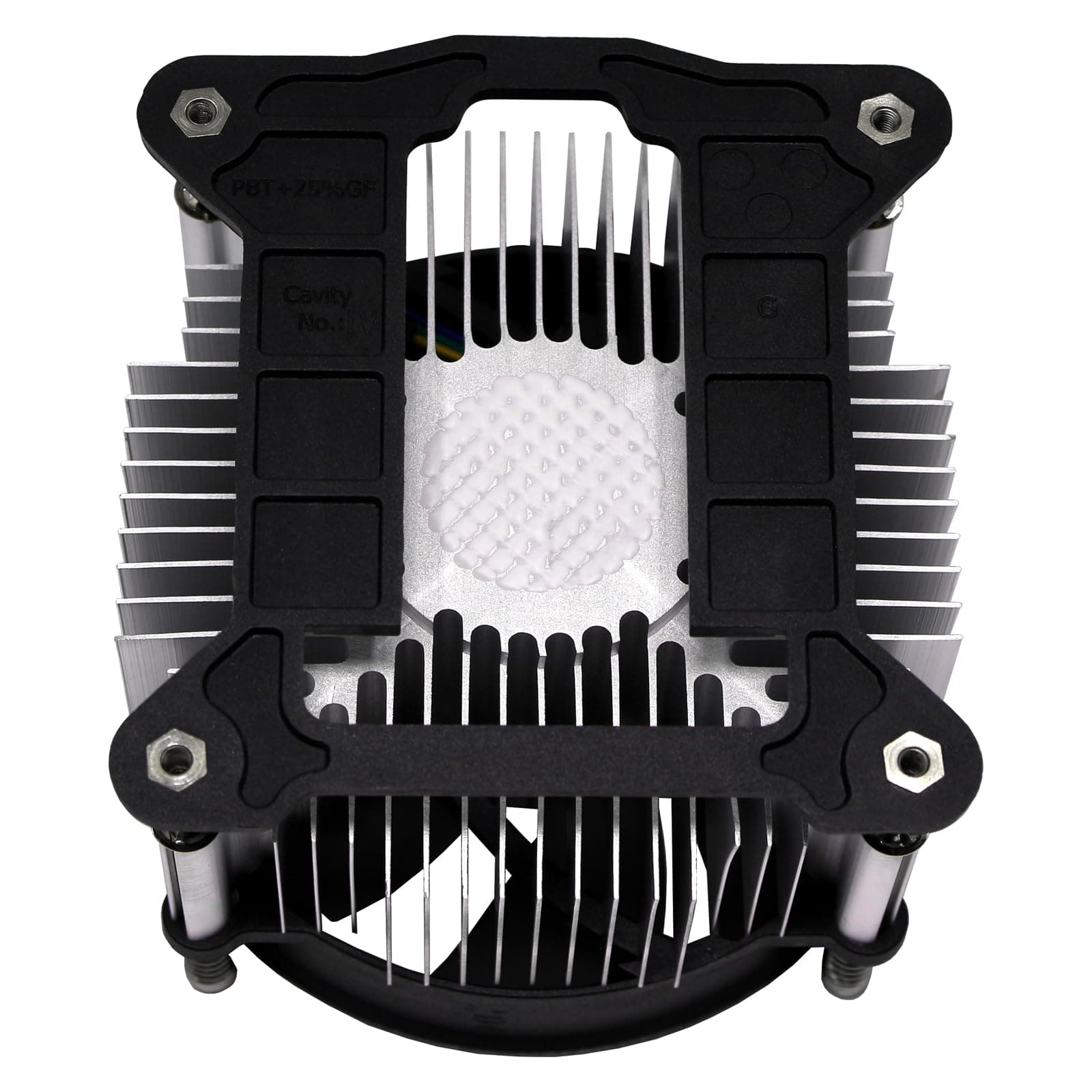 Xilence I350PWM.B Intel CPU Low Profile Kühler, LGA 1851/1700, 110W TDP, Top Blow, leiser 92mm PWM Lüfter, einfache Montage, mit Backplate, optimal für moderaten Kühlbedarf im Office/Gaming PC Bild 7