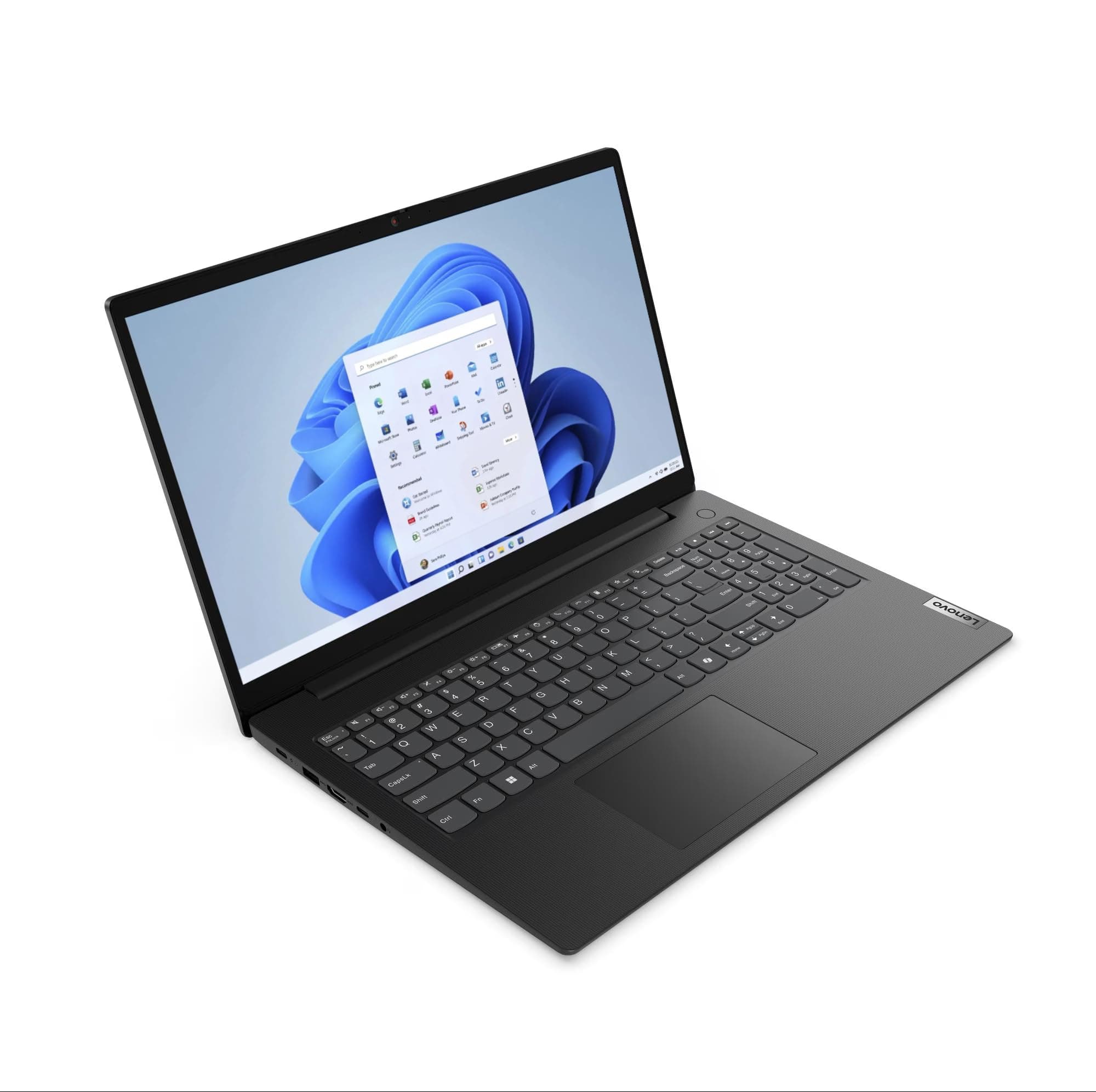 Lenovo Laptop, 15,6" FHD Display, Intel N150, 4 x 3.60 GHz, 256 GB SSD, Intel UHD Graphics, Norton 360, Windows 11, Schwarz Bild 2